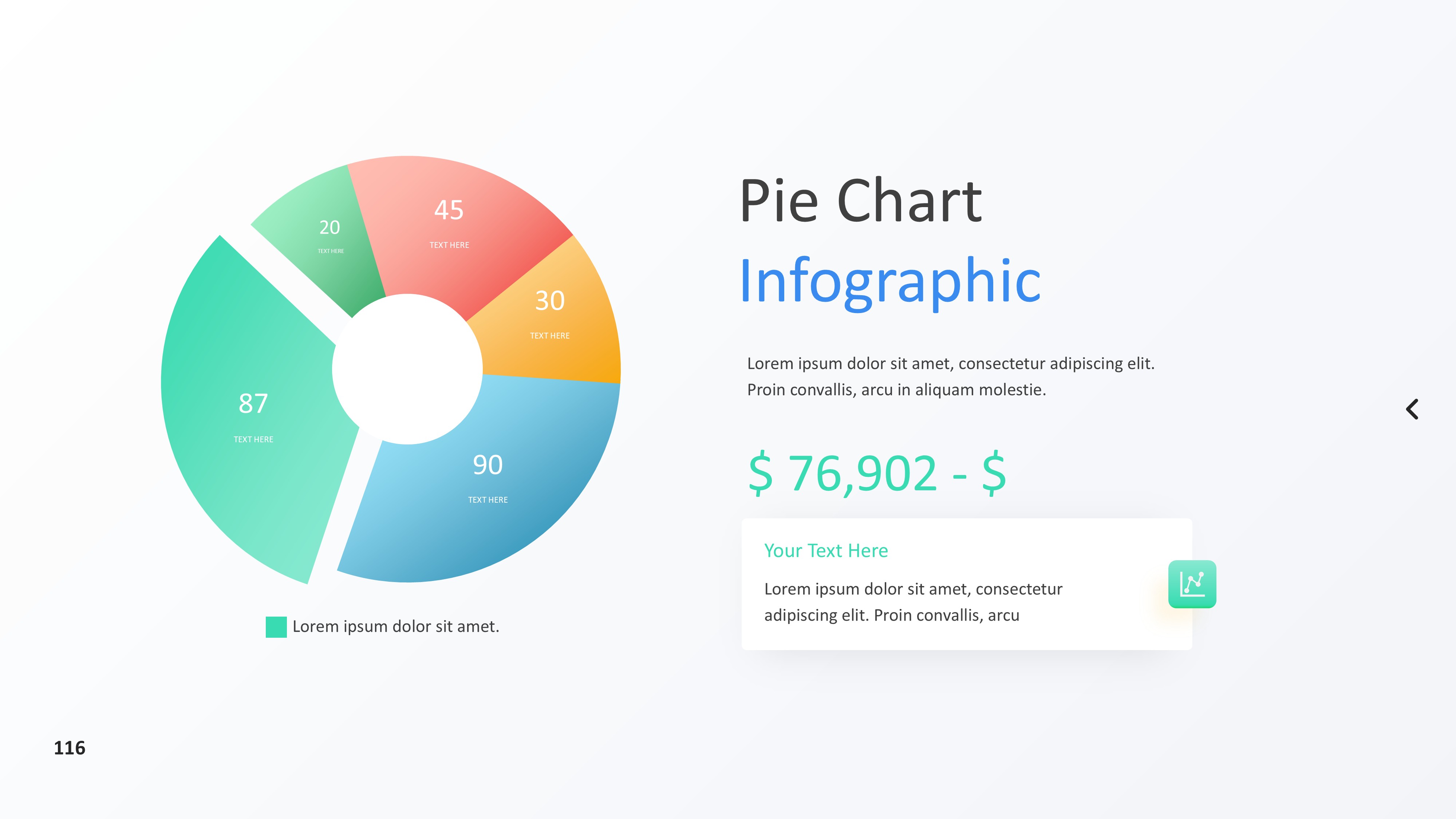 饼图图表图示PPT模板