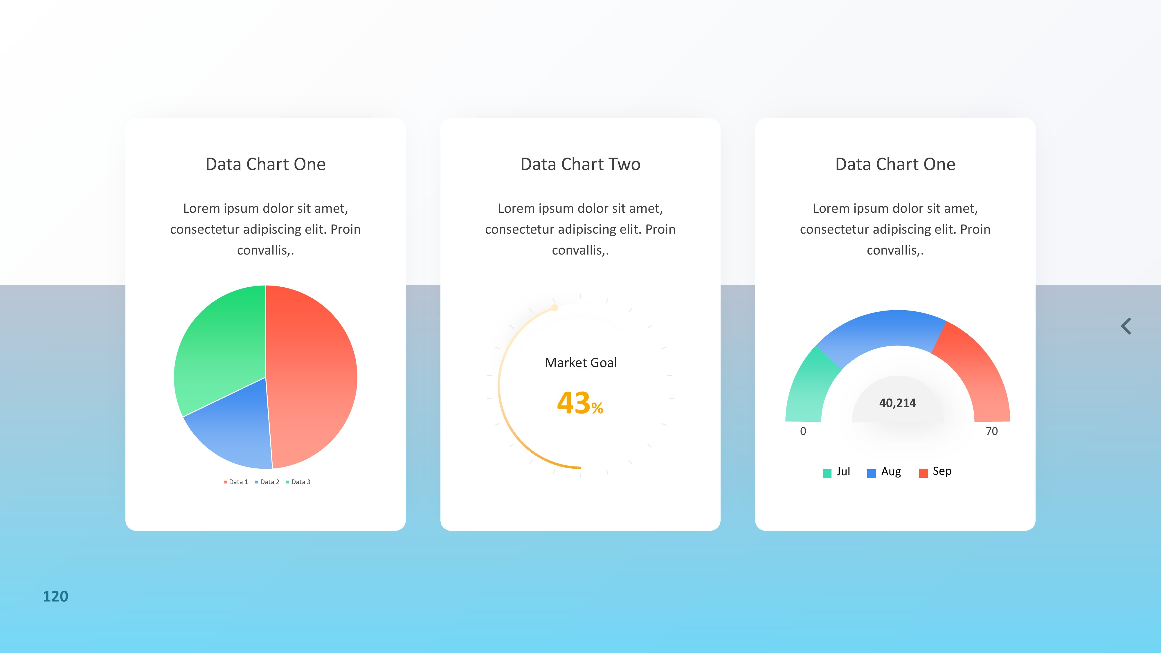 饼图图表图示PPT模板