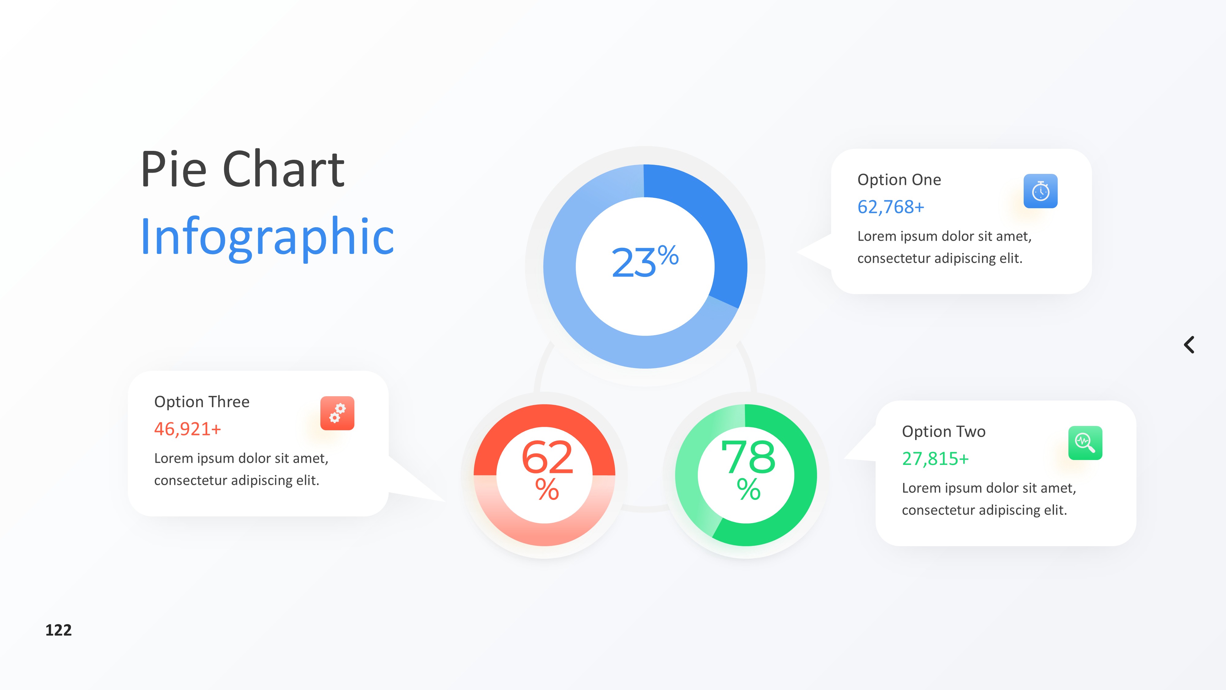 饼图图表图示PPT模板