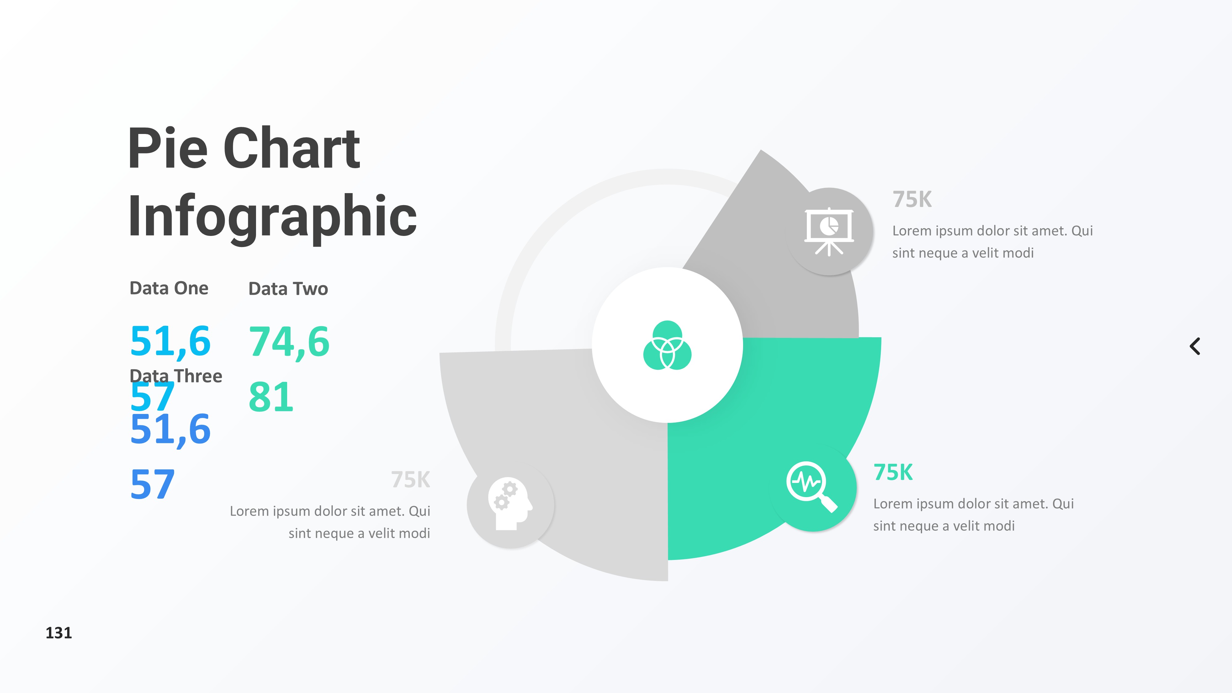 饼图图表图示PPT模板