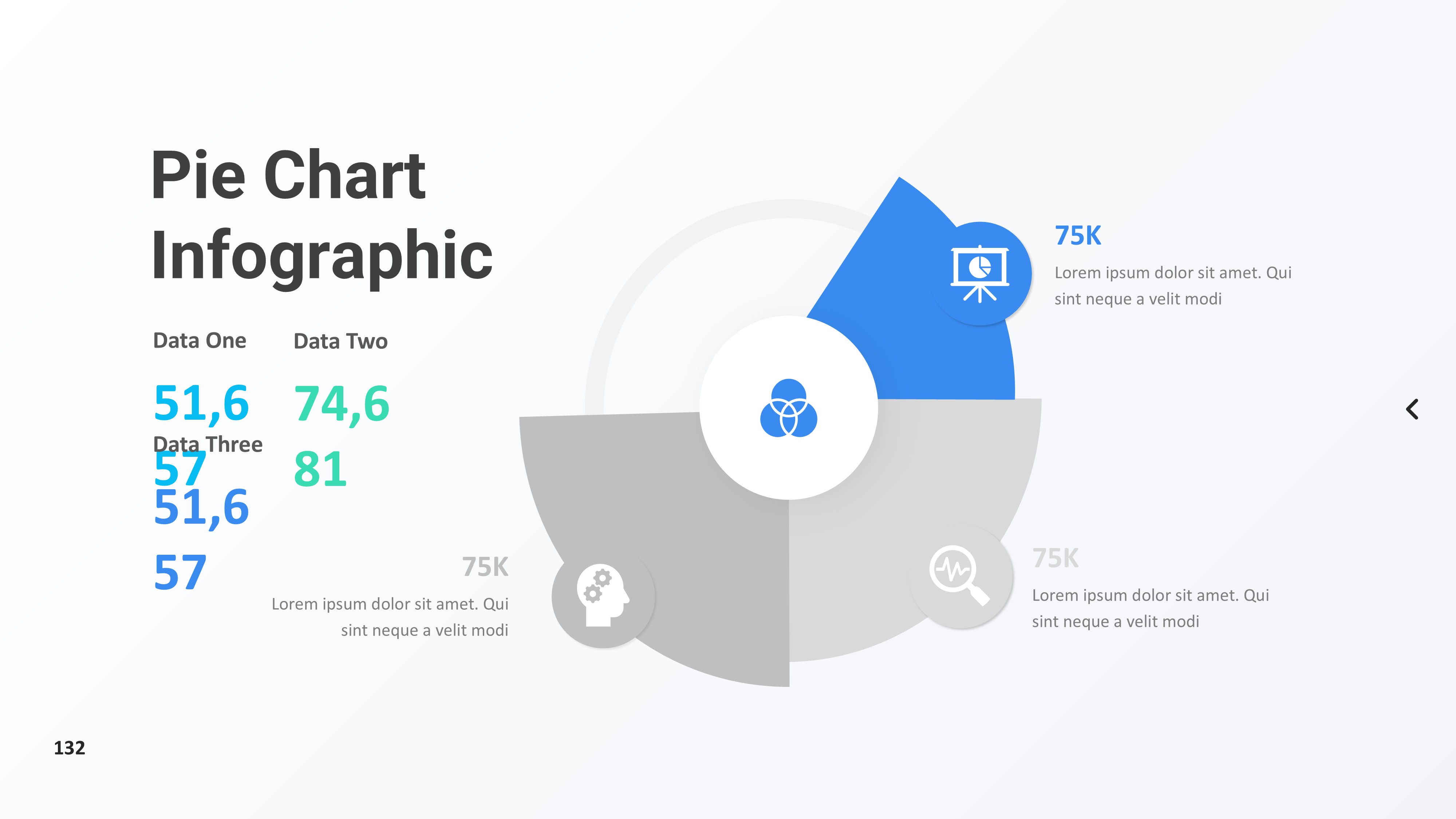 饼图图表图示PPT模板