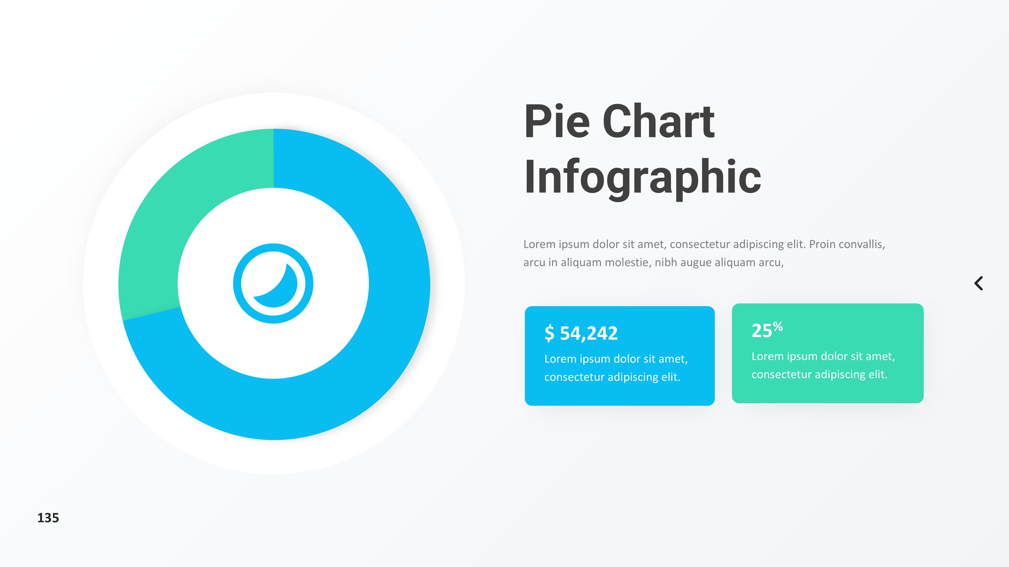饼图图表图示PPT模板