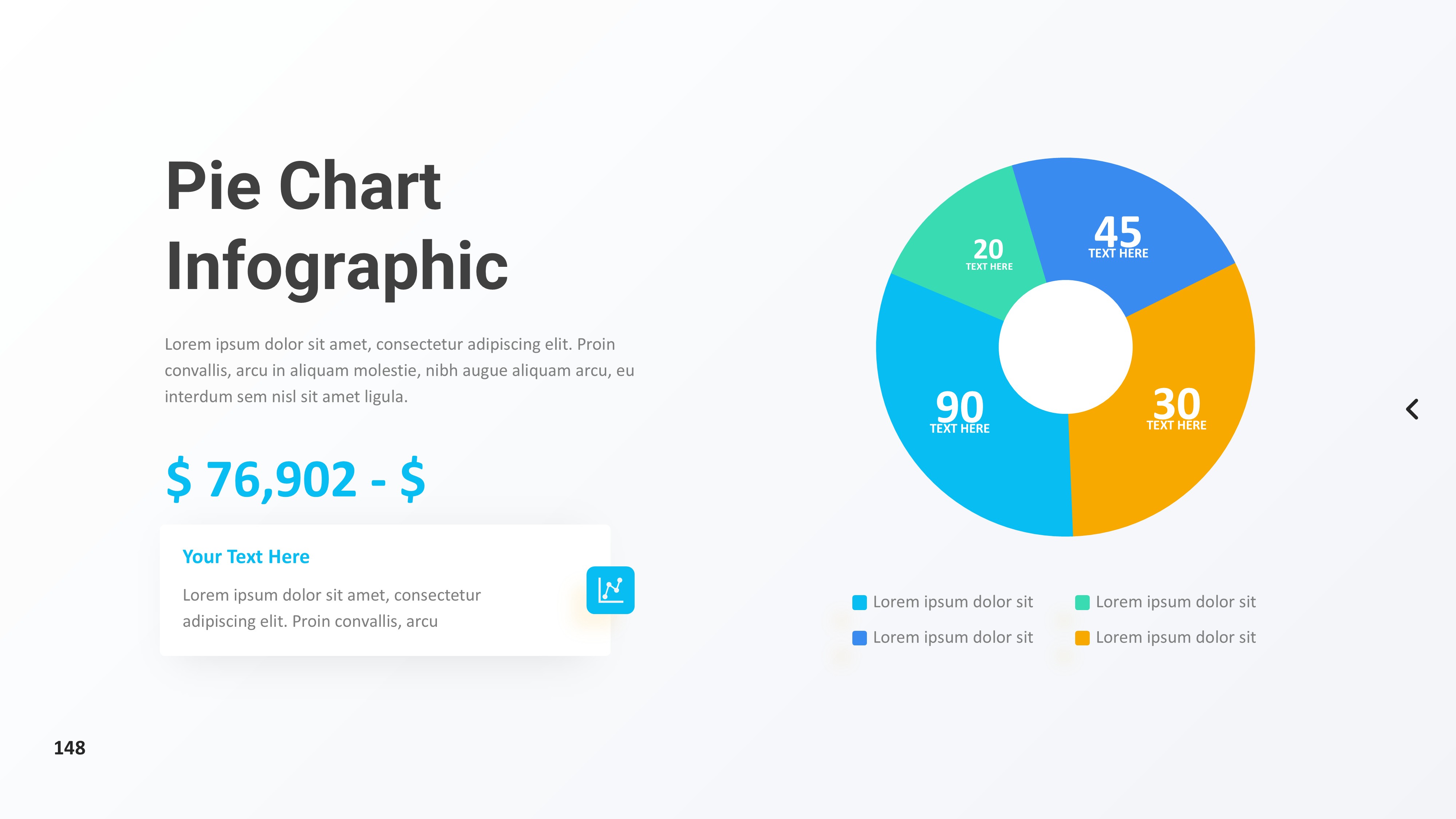 饼图图表图示PPT模板