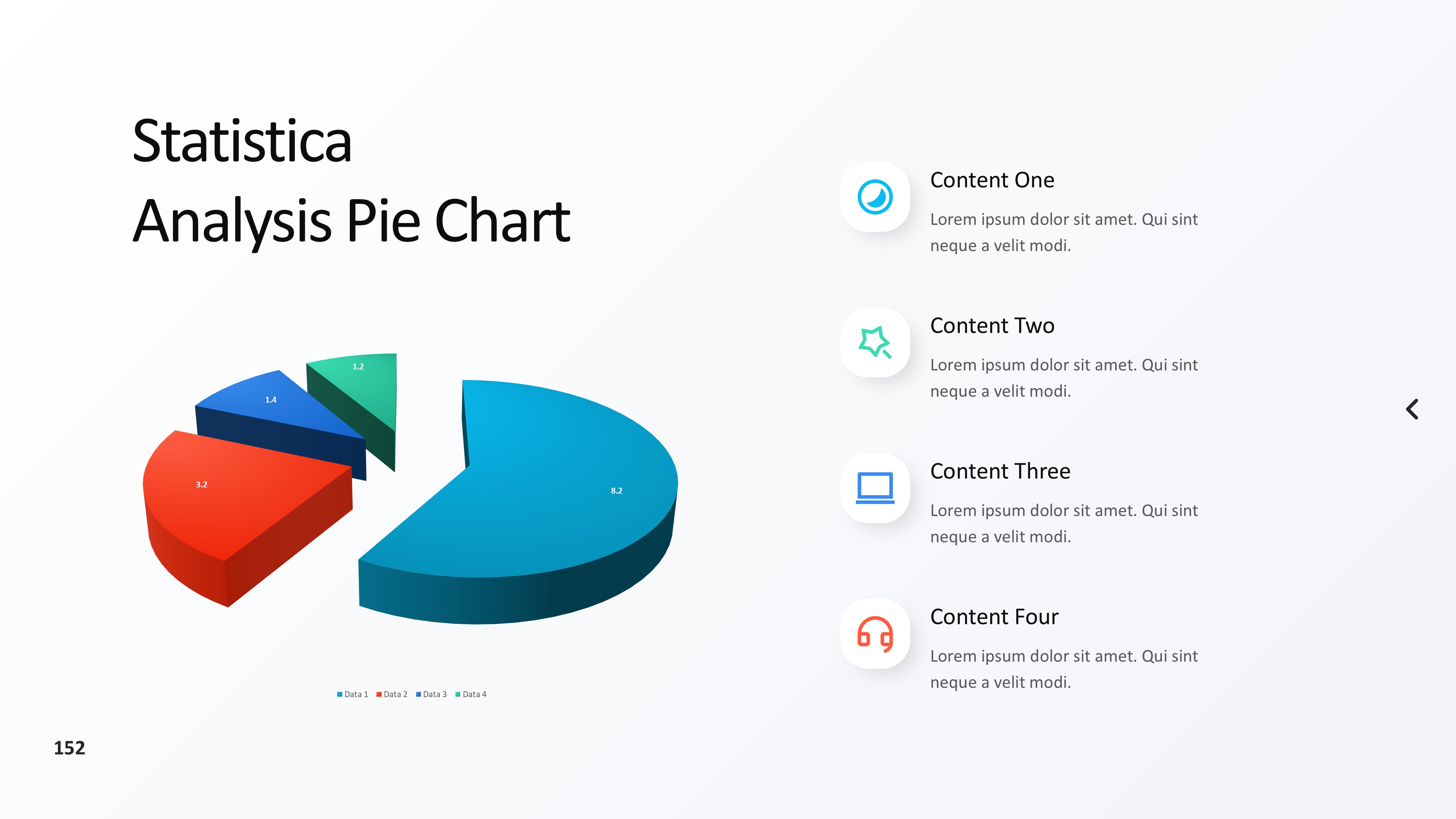 饼图图表图示PPT模板