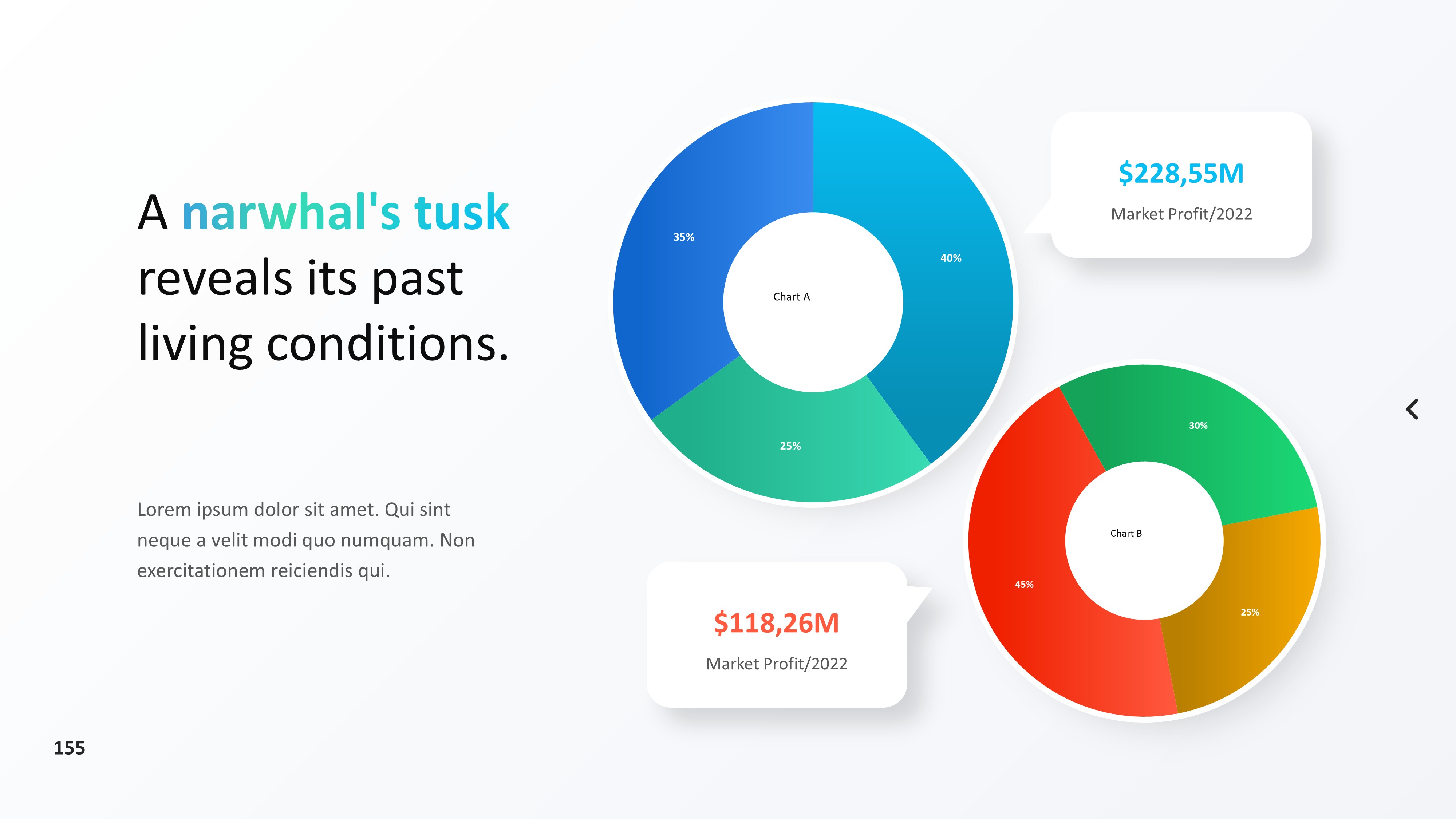 饼图图表图示PPT模板