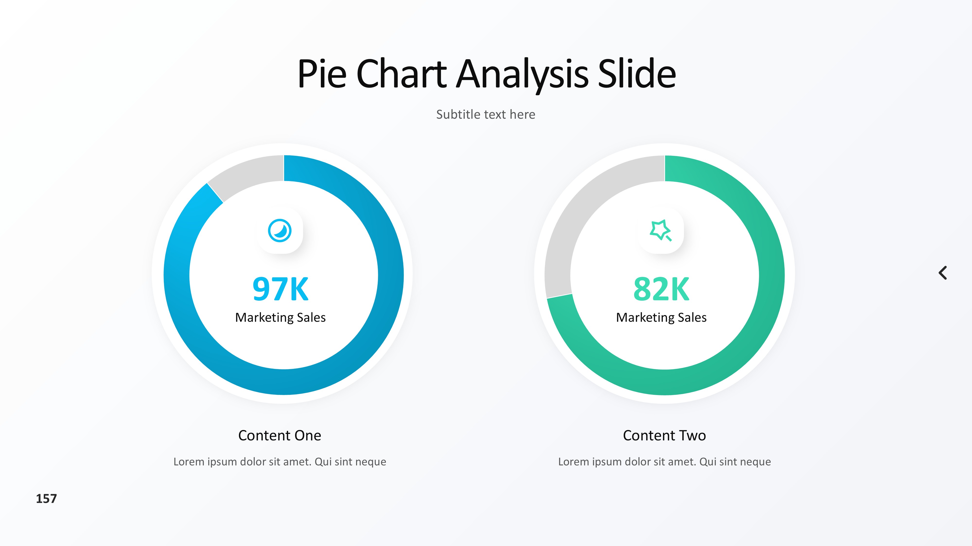 饼图图表图示PPT模板