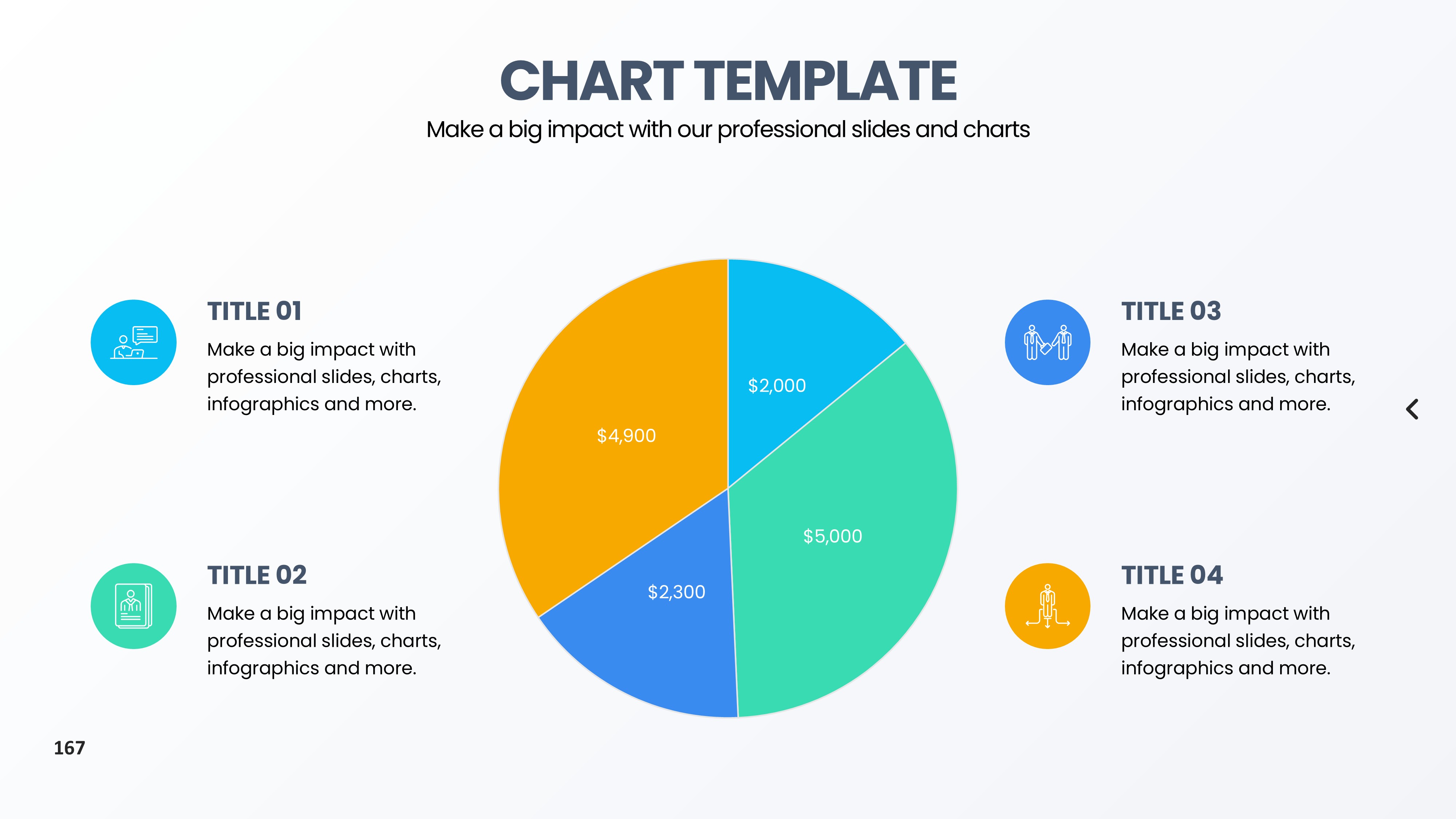 饼图图表图示PPT模板