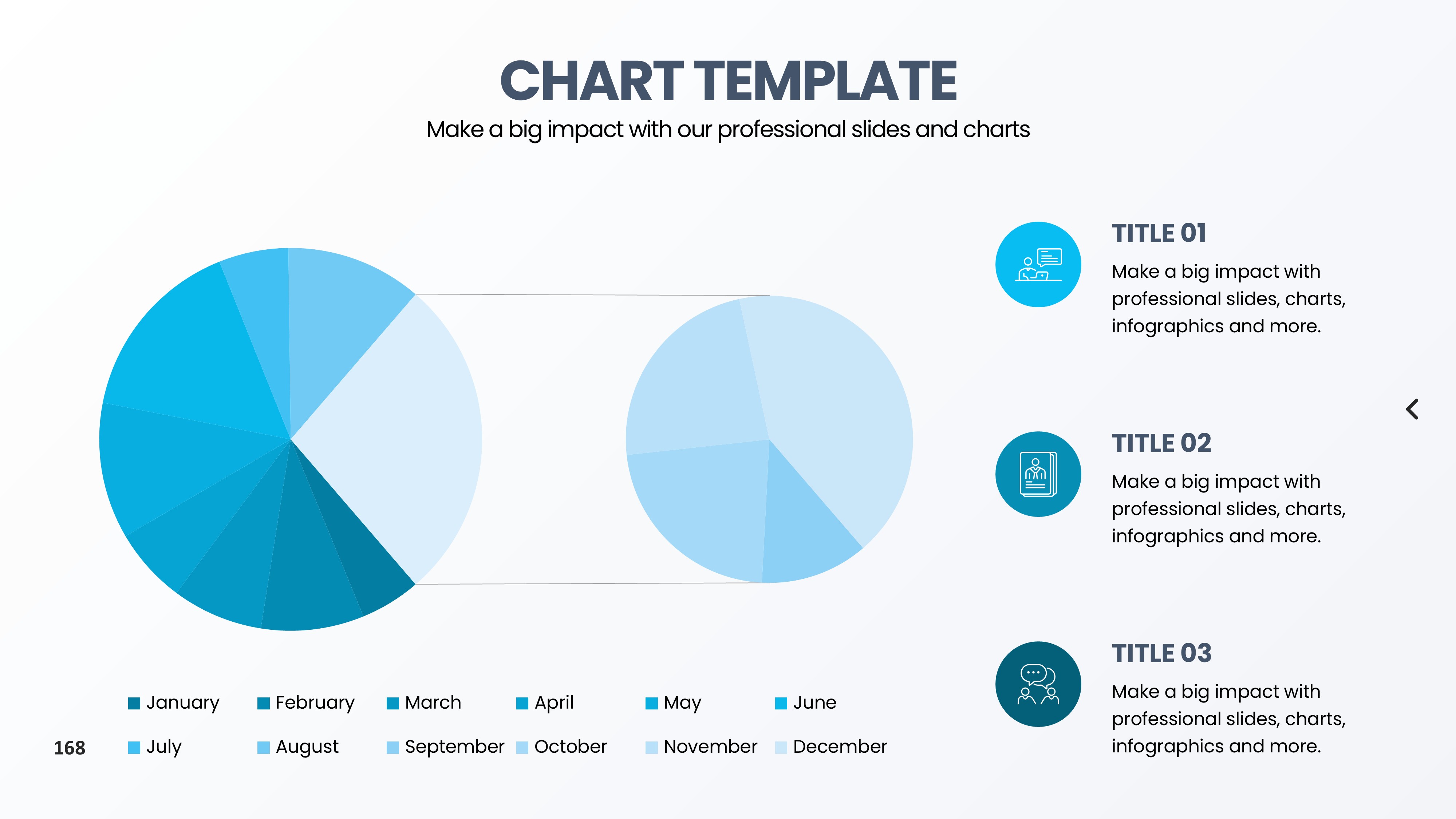 饼图图表图示PPT模板