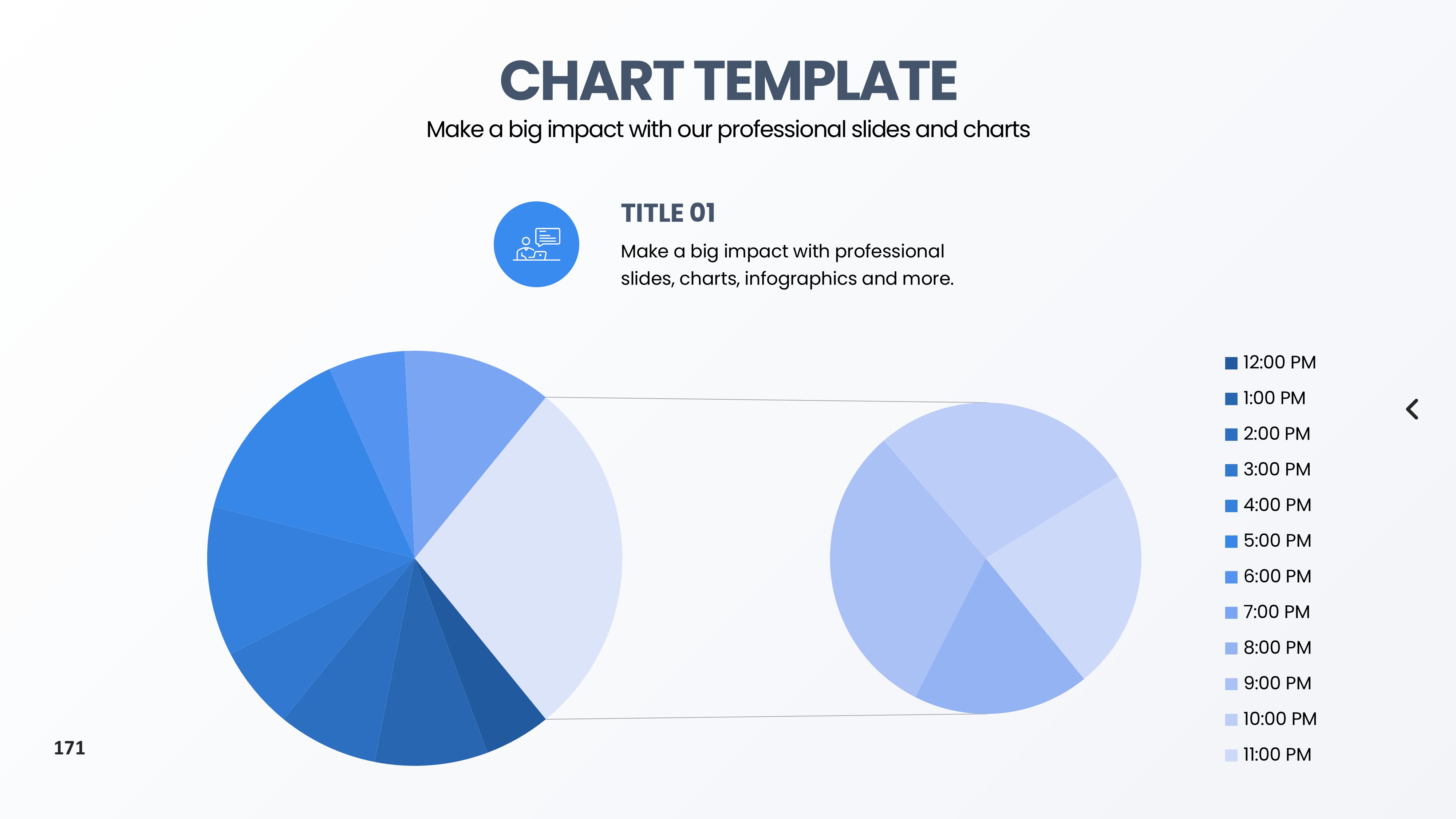 饼图图表图示PPT模板