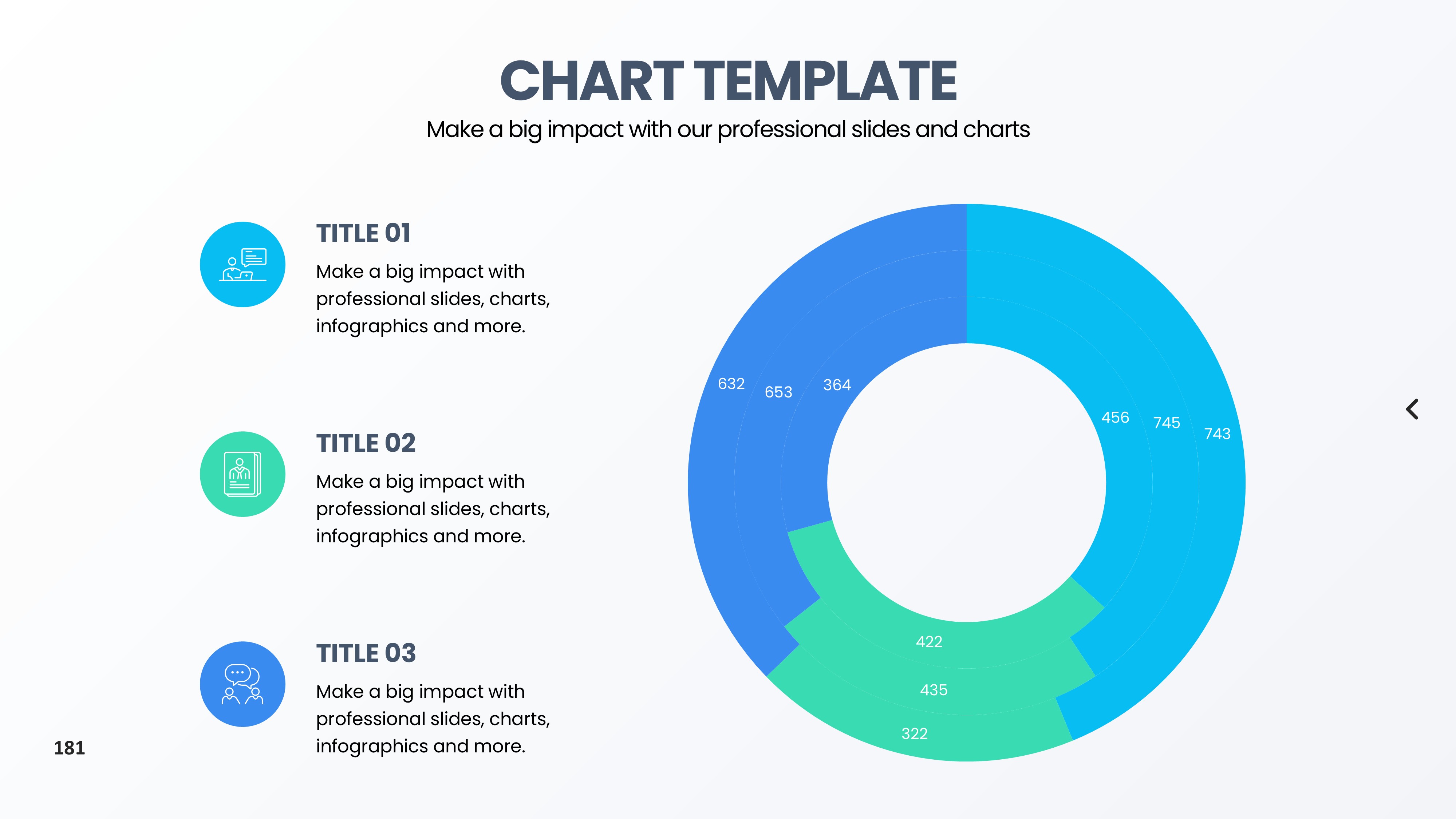 饼图图表图示PPT模板