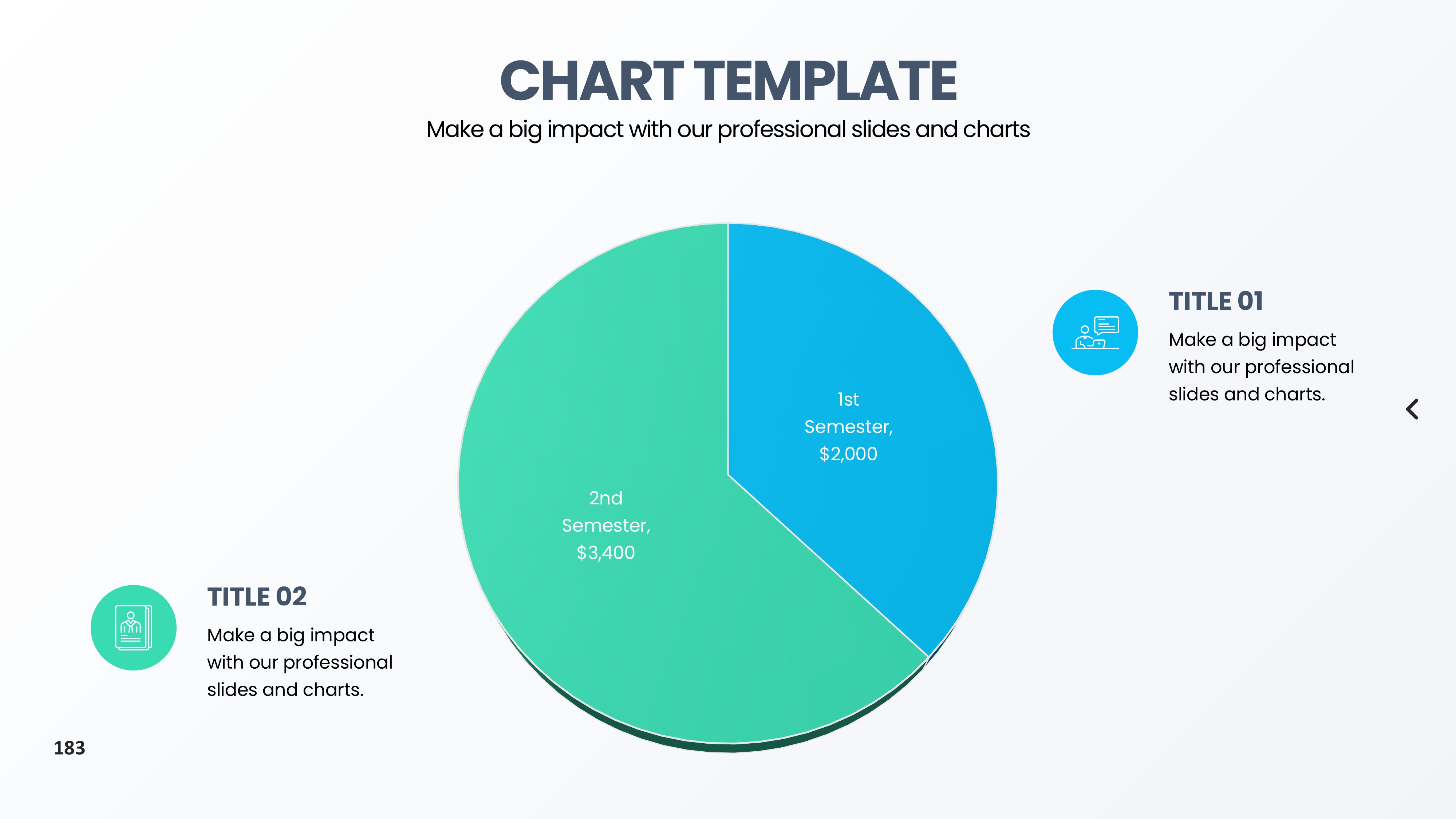 饼图图表图示PPT模板