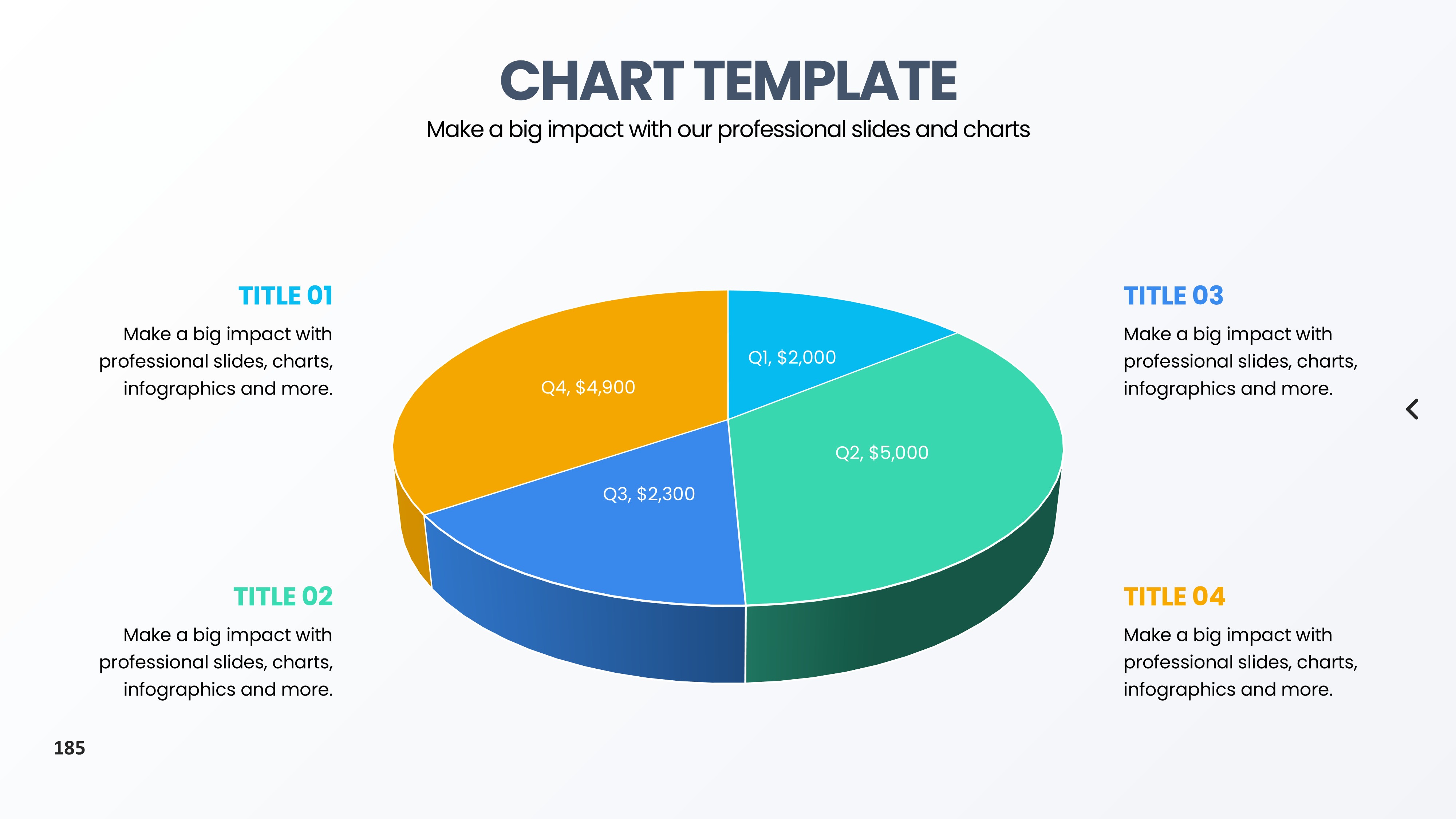 饼图图表图示PPT模板