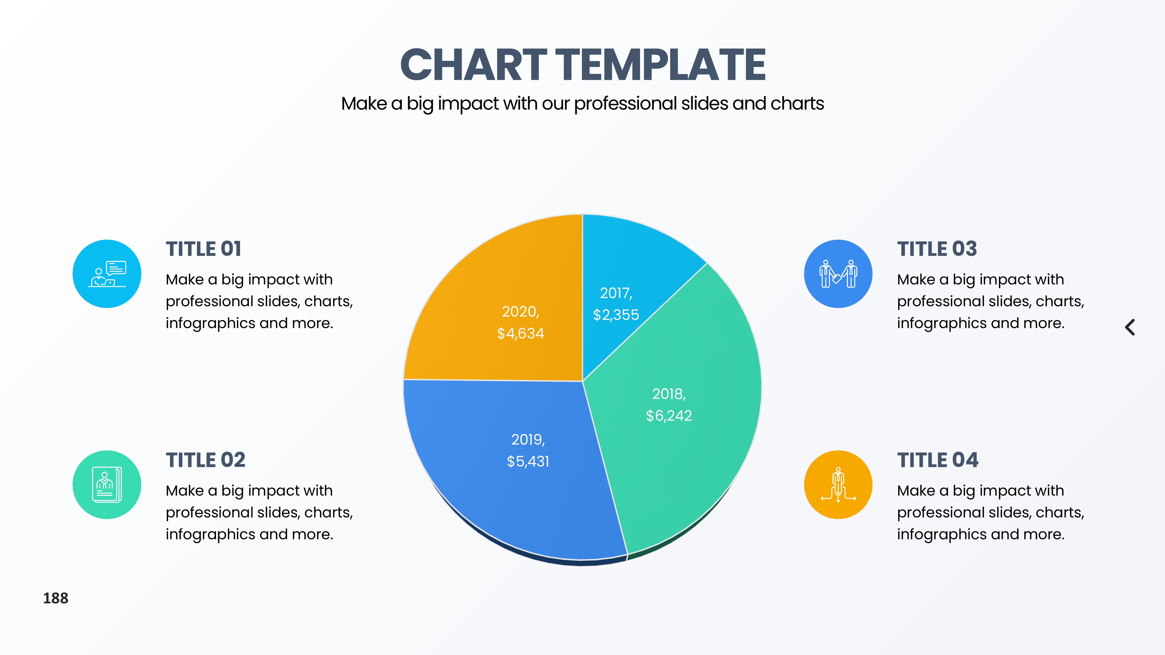 饼图图表图示PPT模板