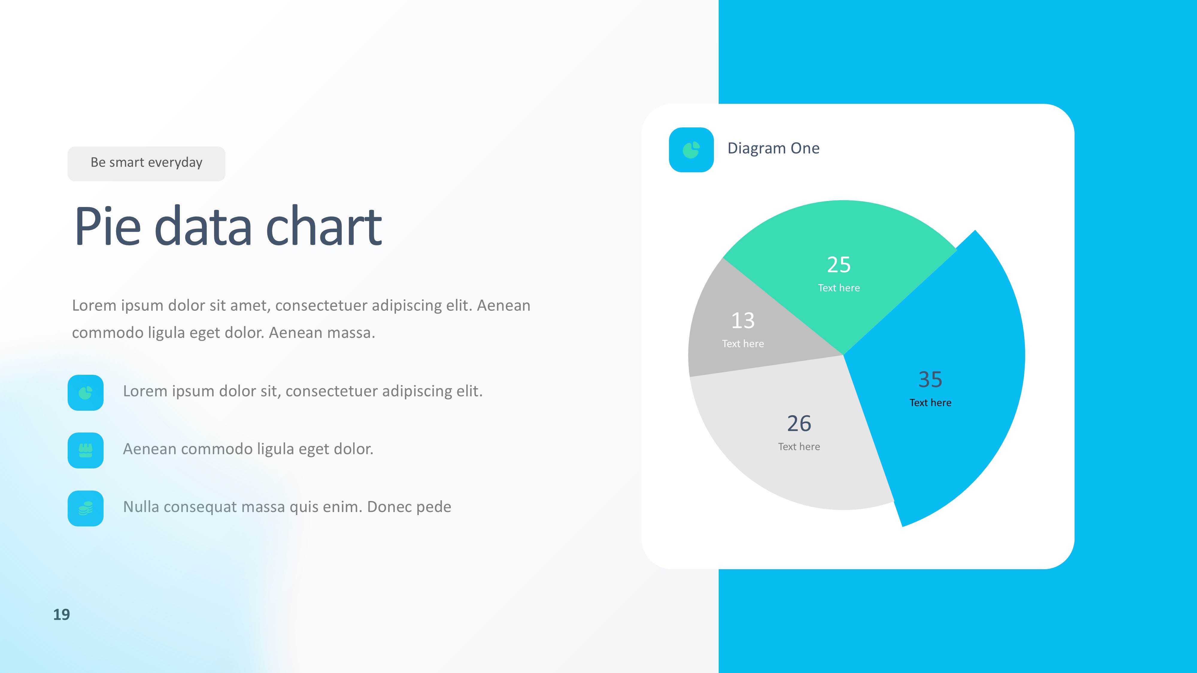 饼图图表图示PPT模板
