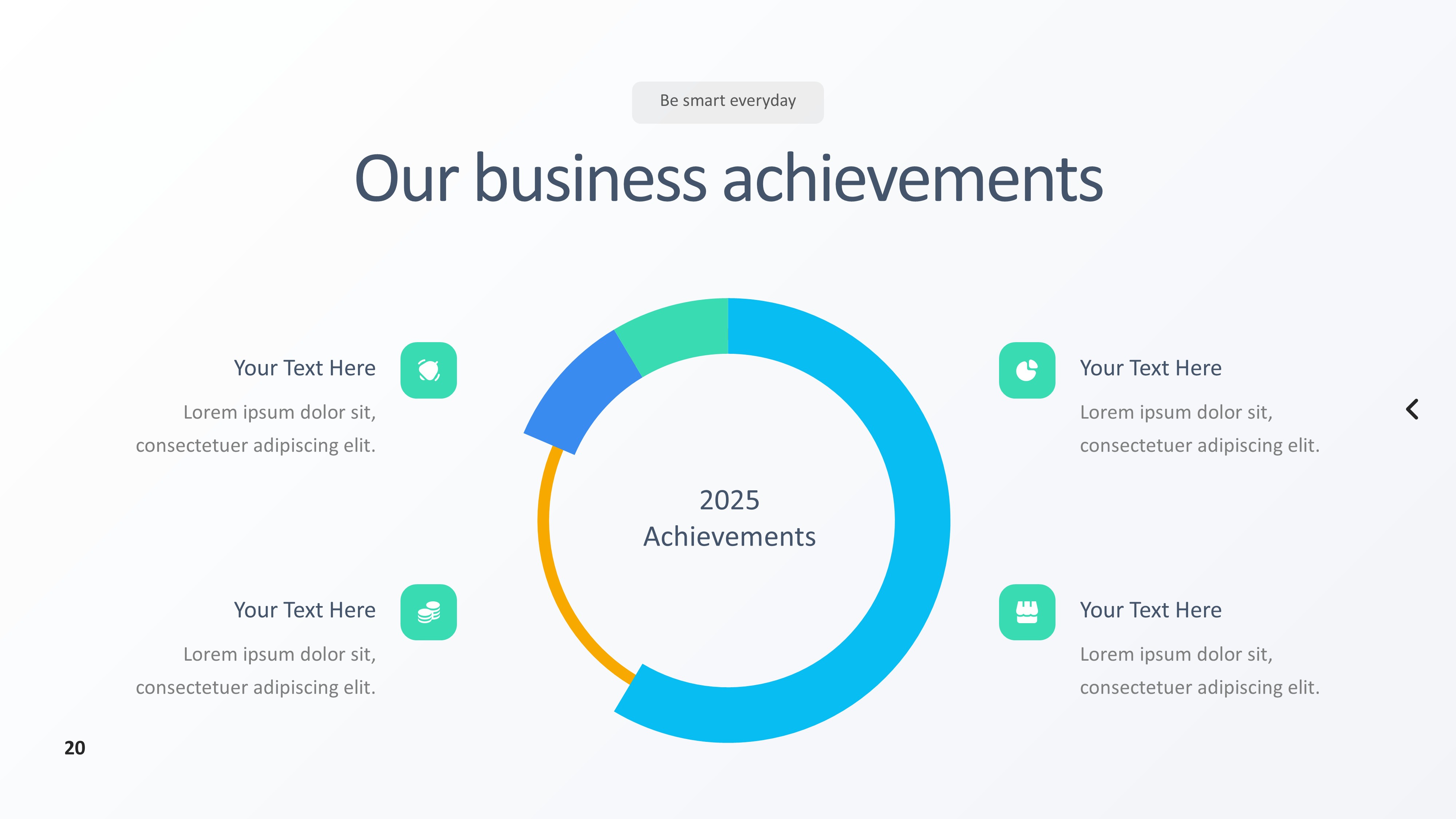 饼图图表图示PPT模板