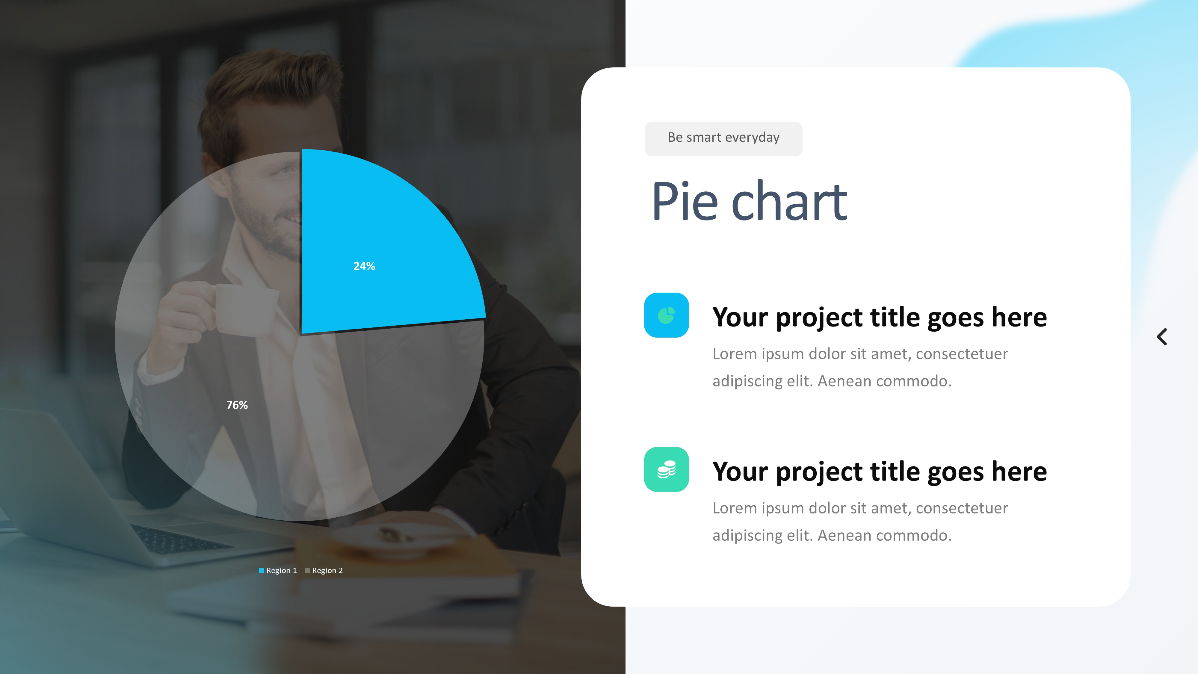 饼图图表图示PPT模板