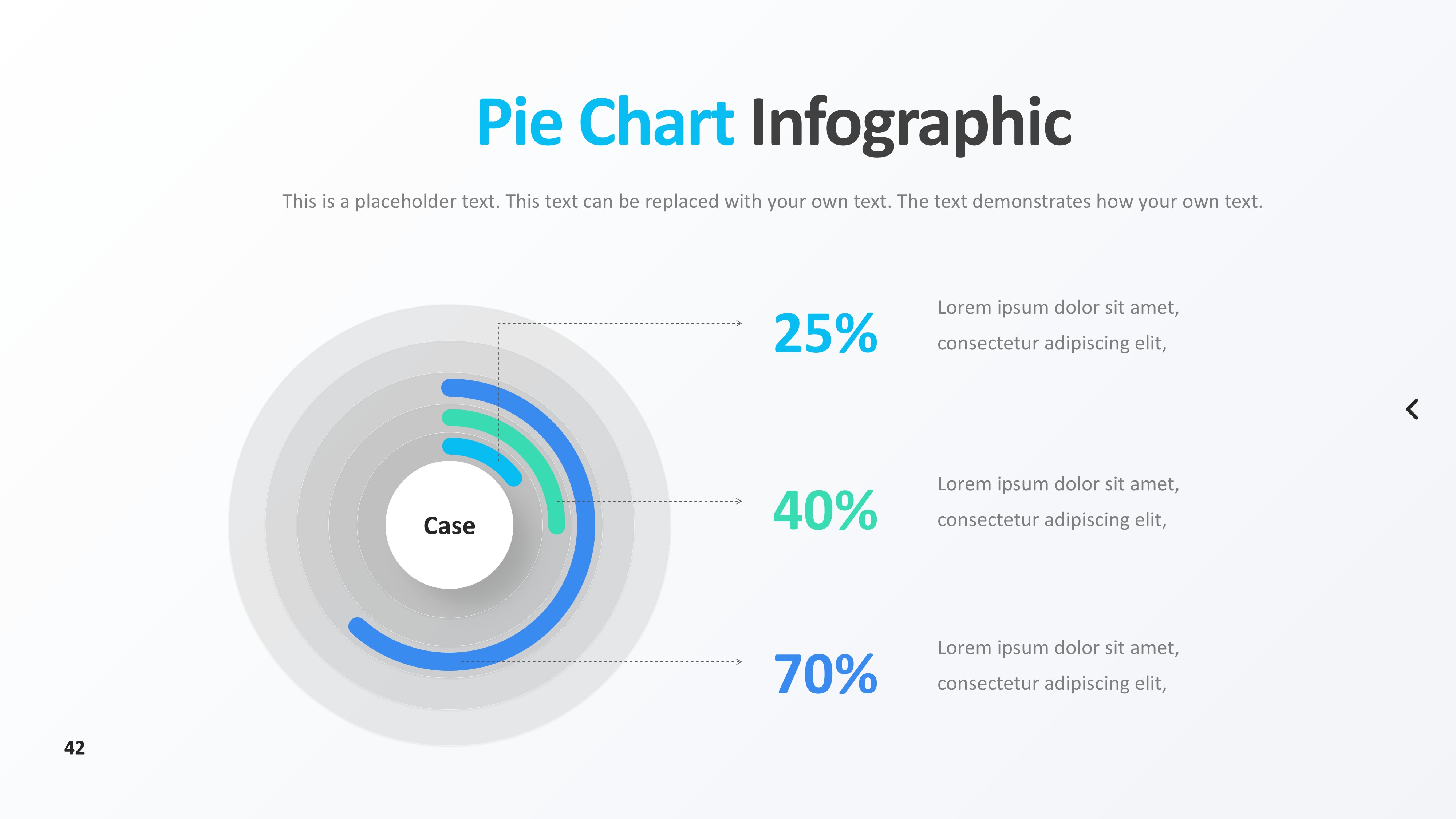 饼图图表图示PPT模板