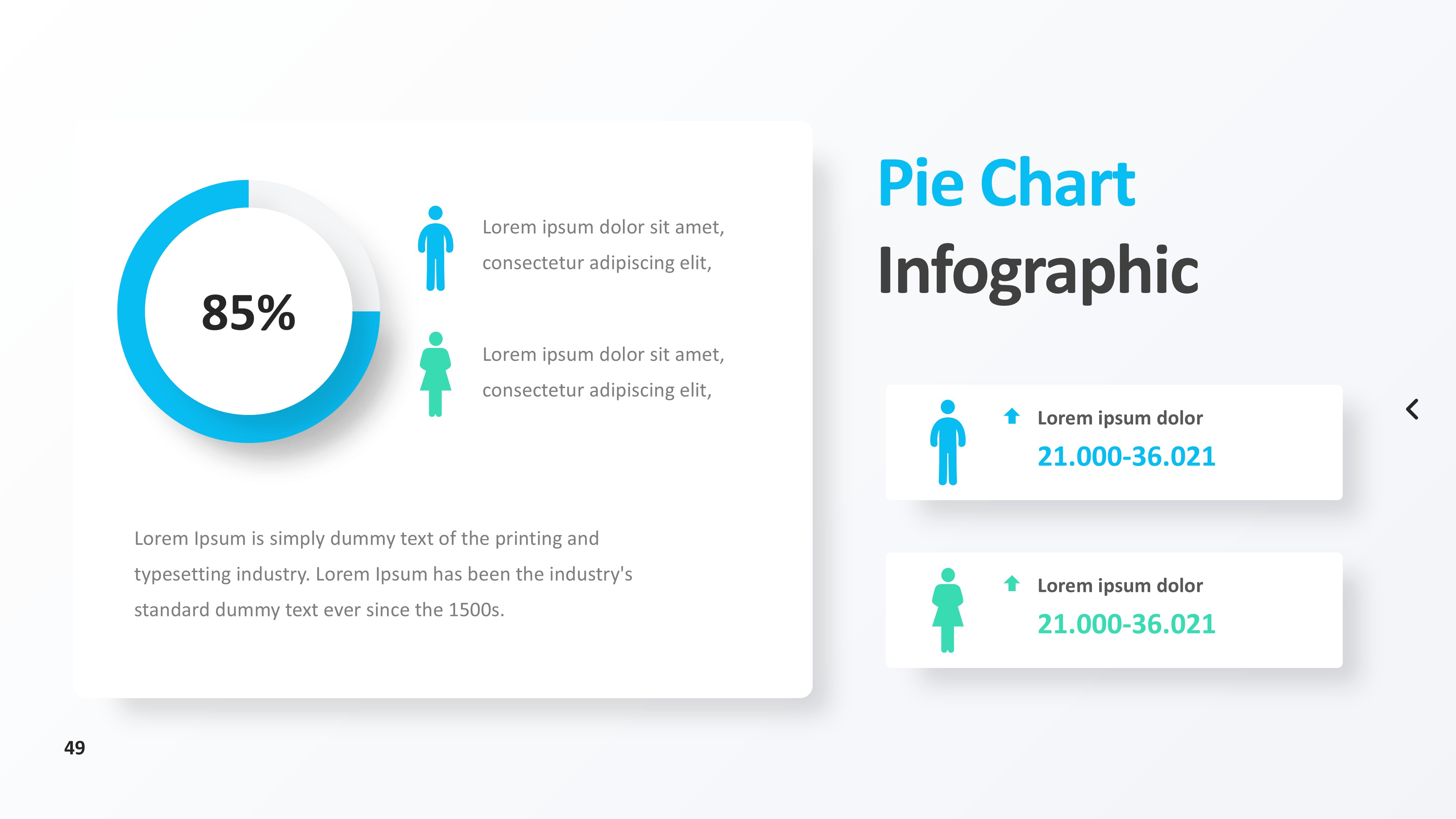 饼图图表图示PPT模板