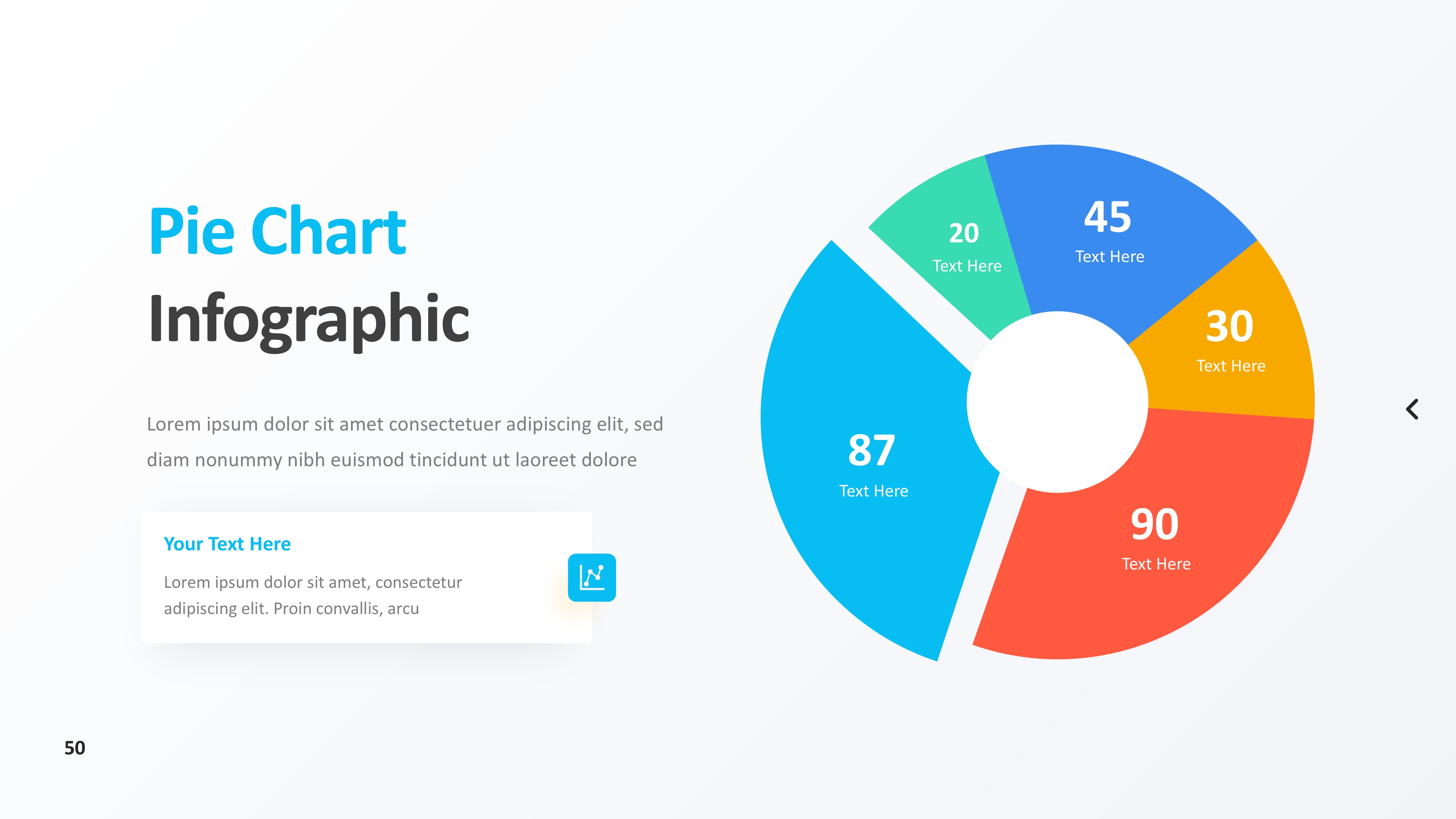 饼图图表图示PPT模板