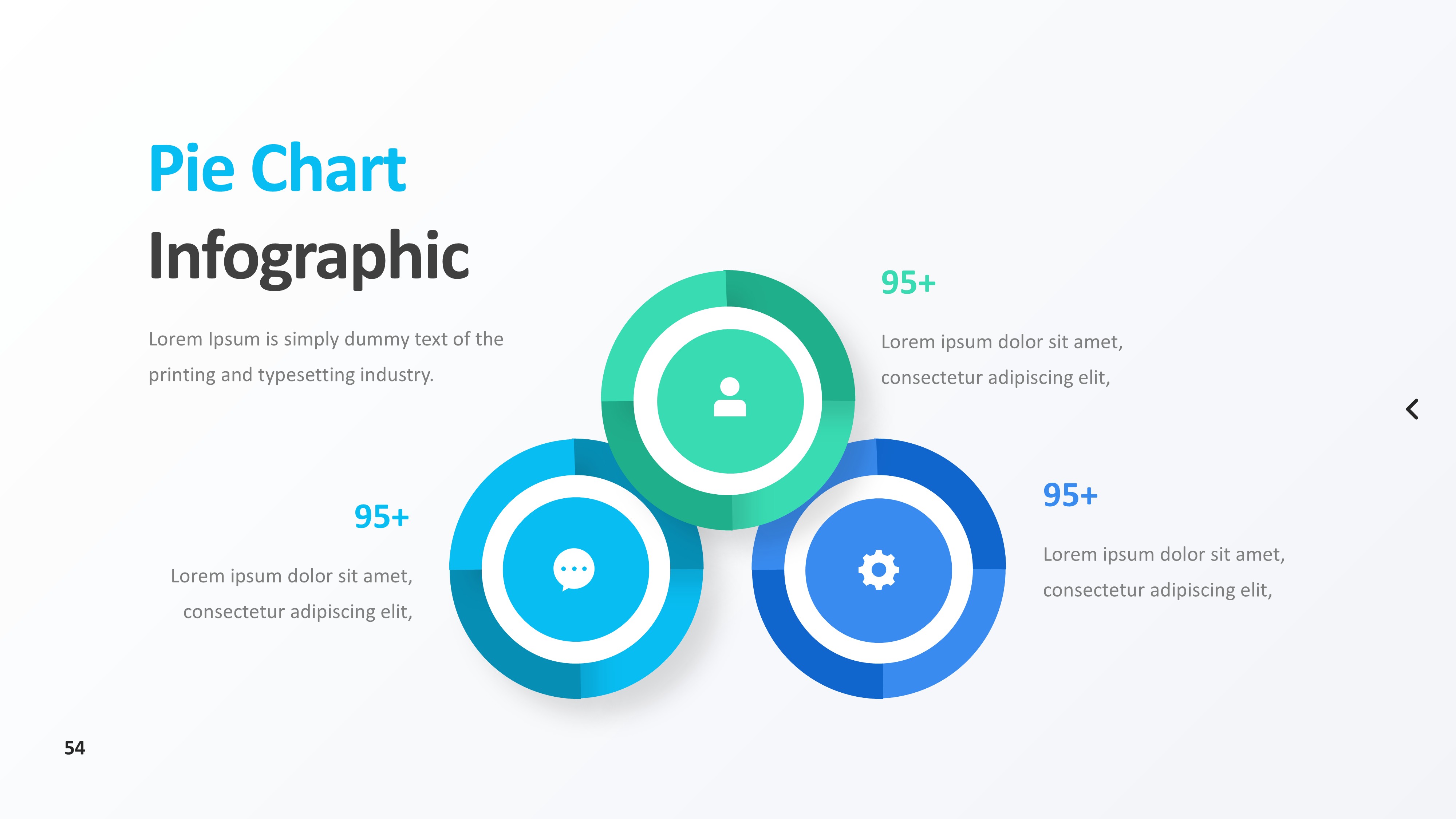 饼图图表图示PPT模板