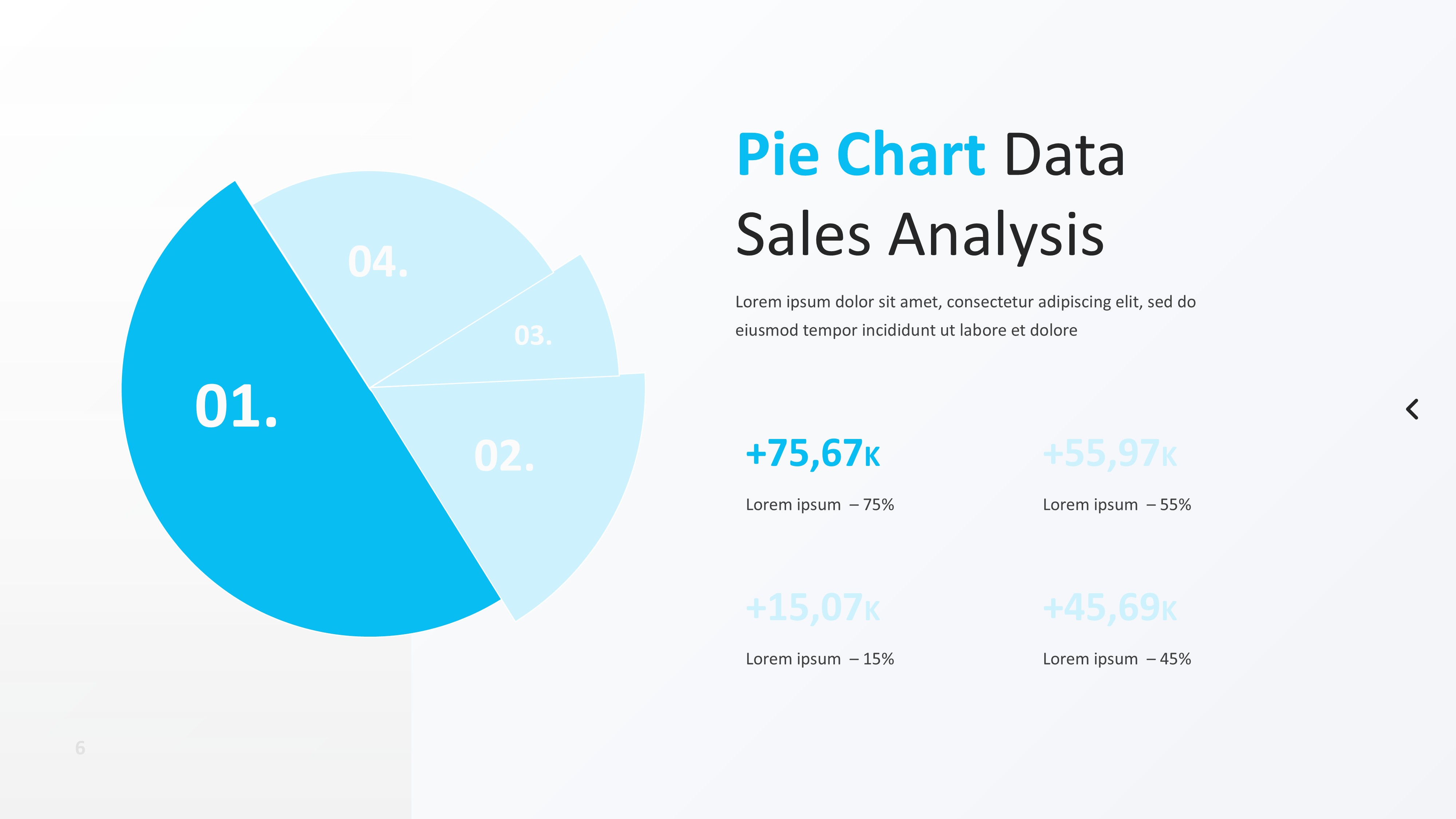 饼图图表图示PPT模板