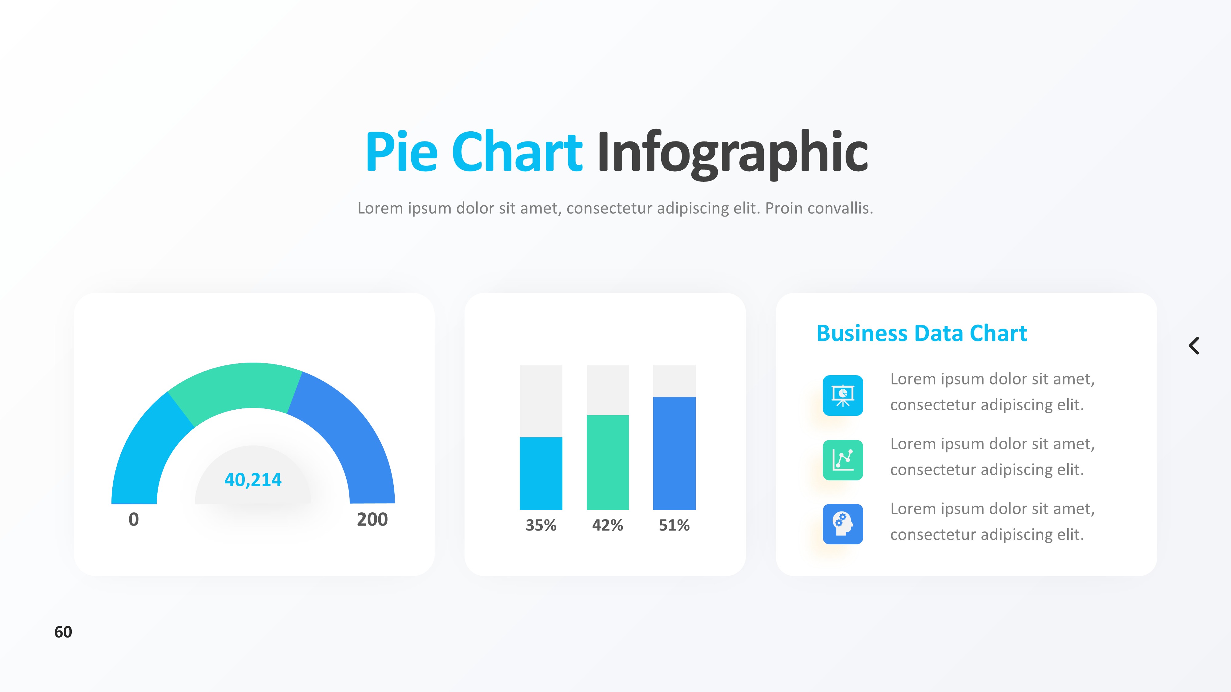 饼图图表图示PPT模板