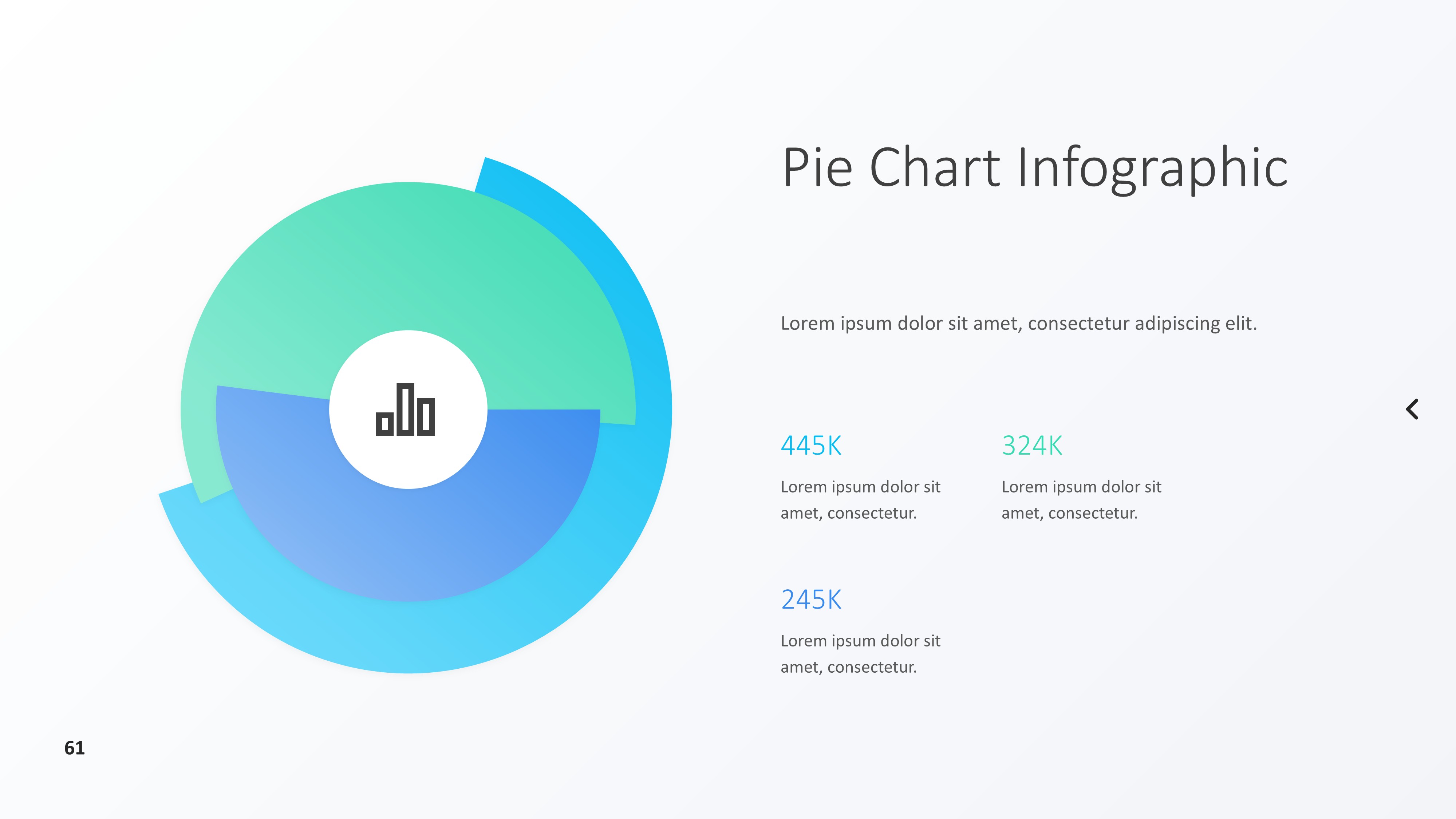 饼图图表图示PPT模板