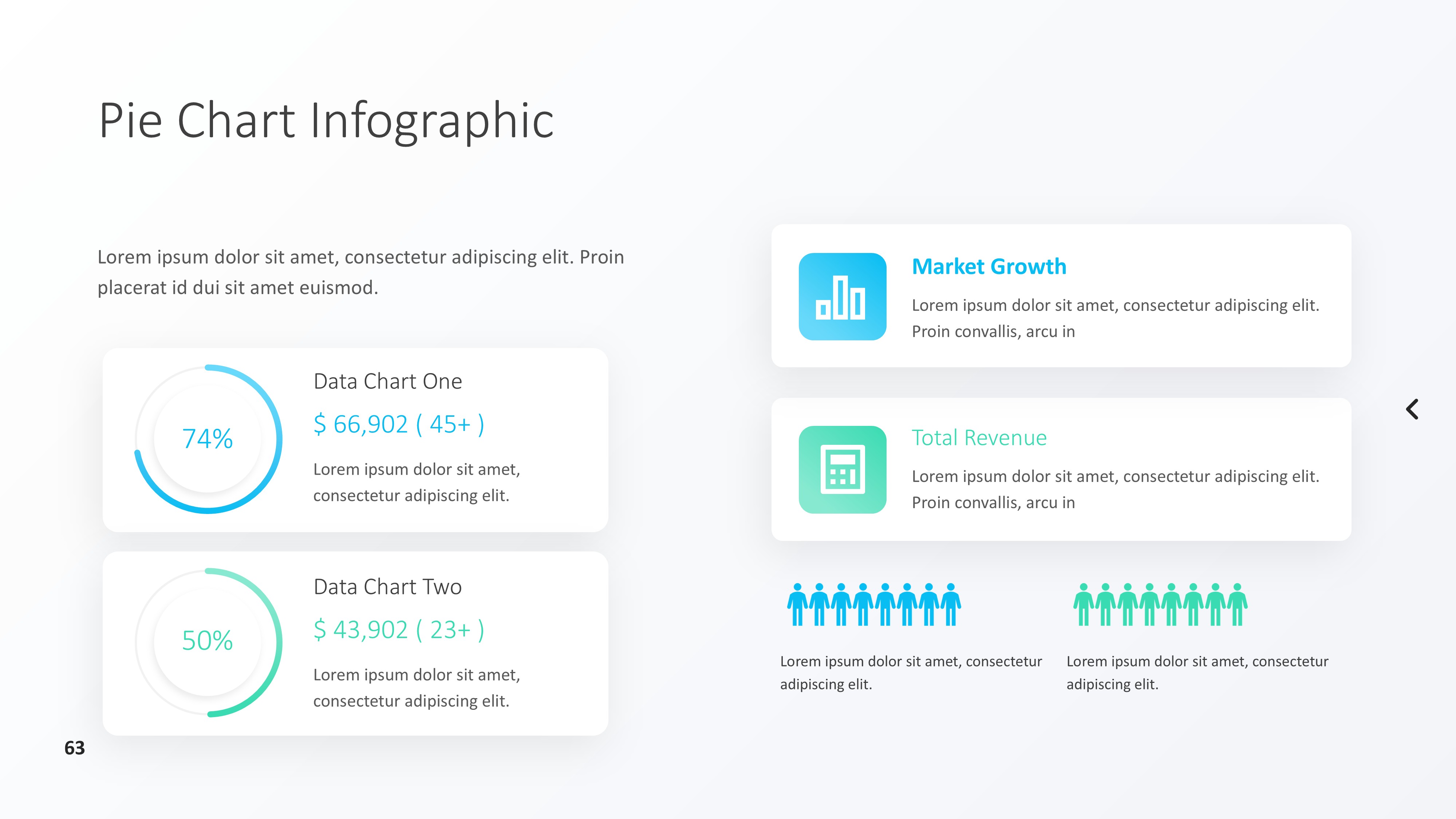 饼图图表图示PPT模板