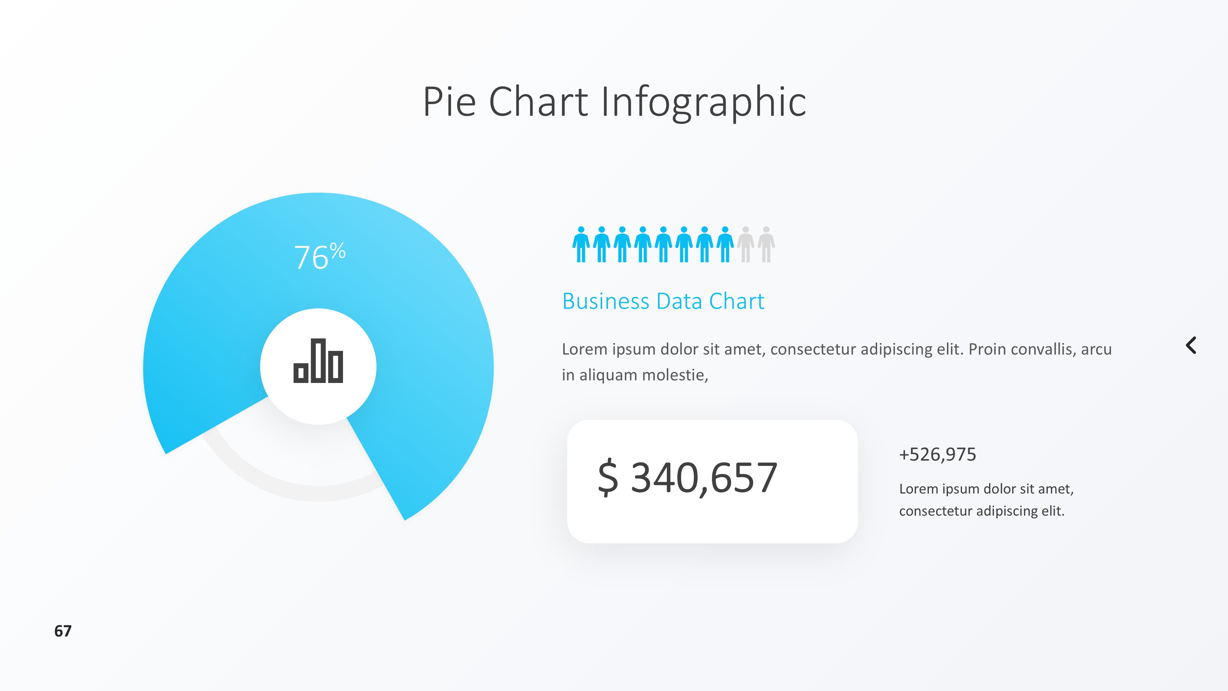 饼图图表图示PPT模板