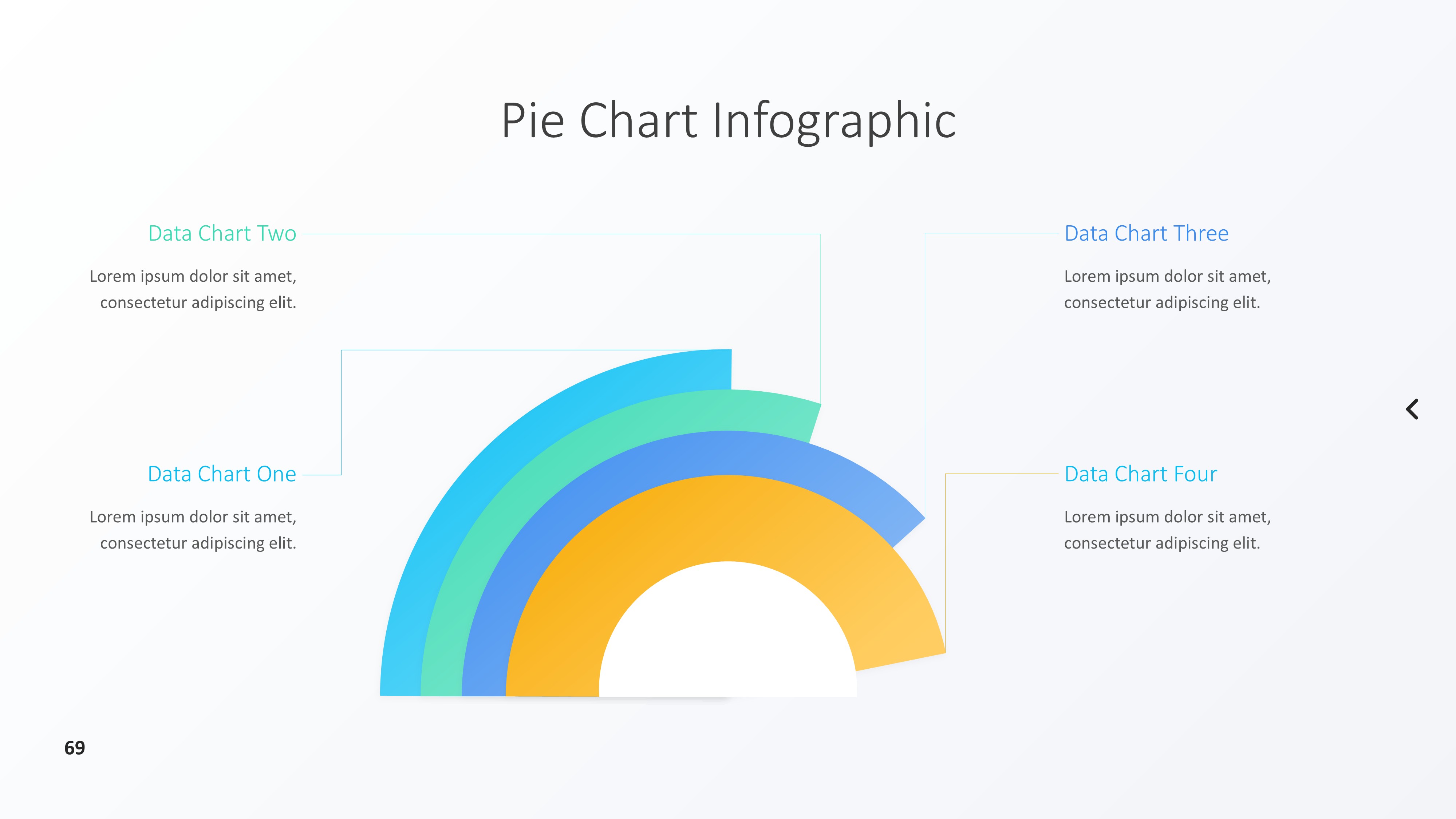 饼图图表图示PPT模板