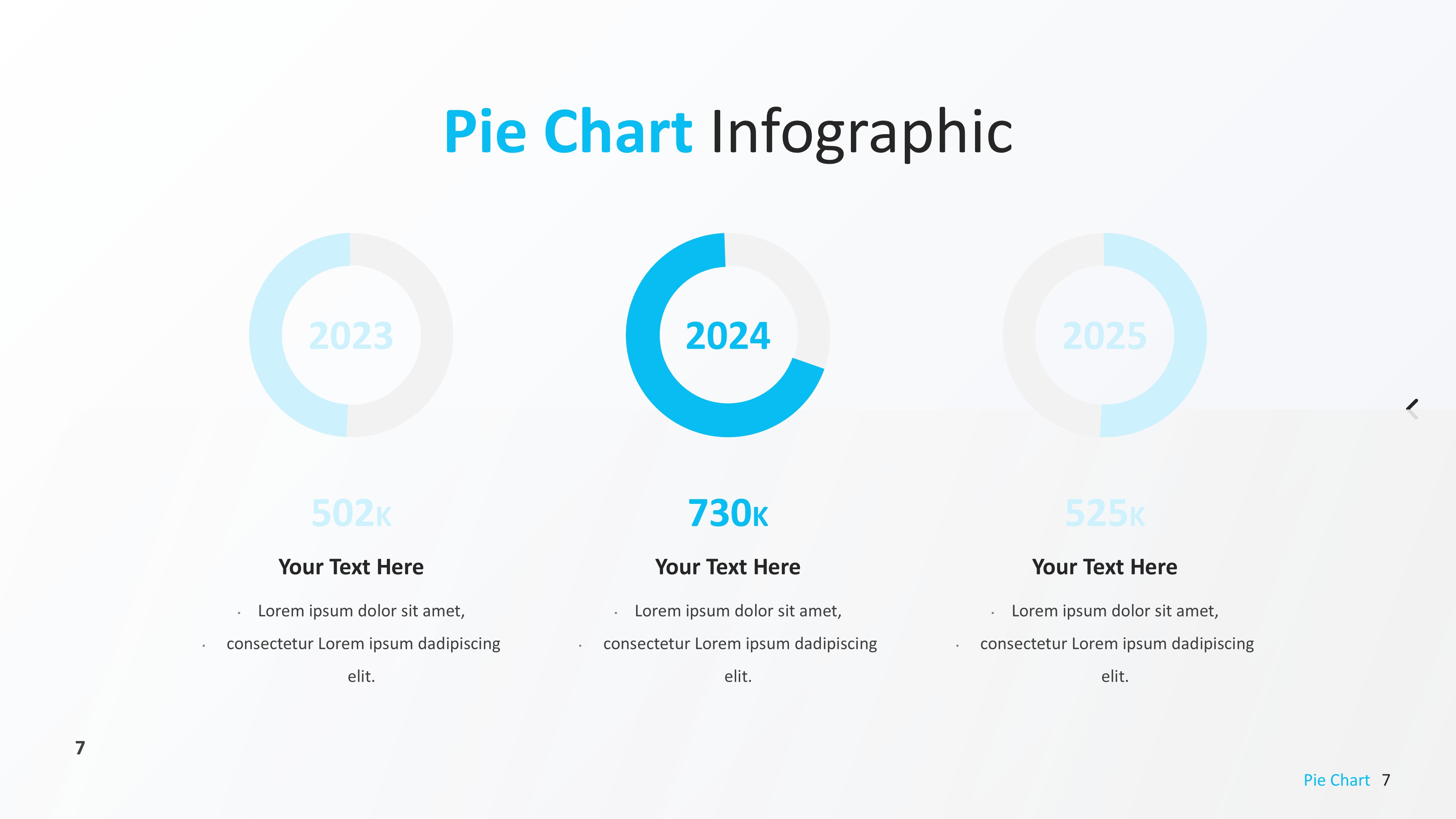 饼图图表图示PPT模板