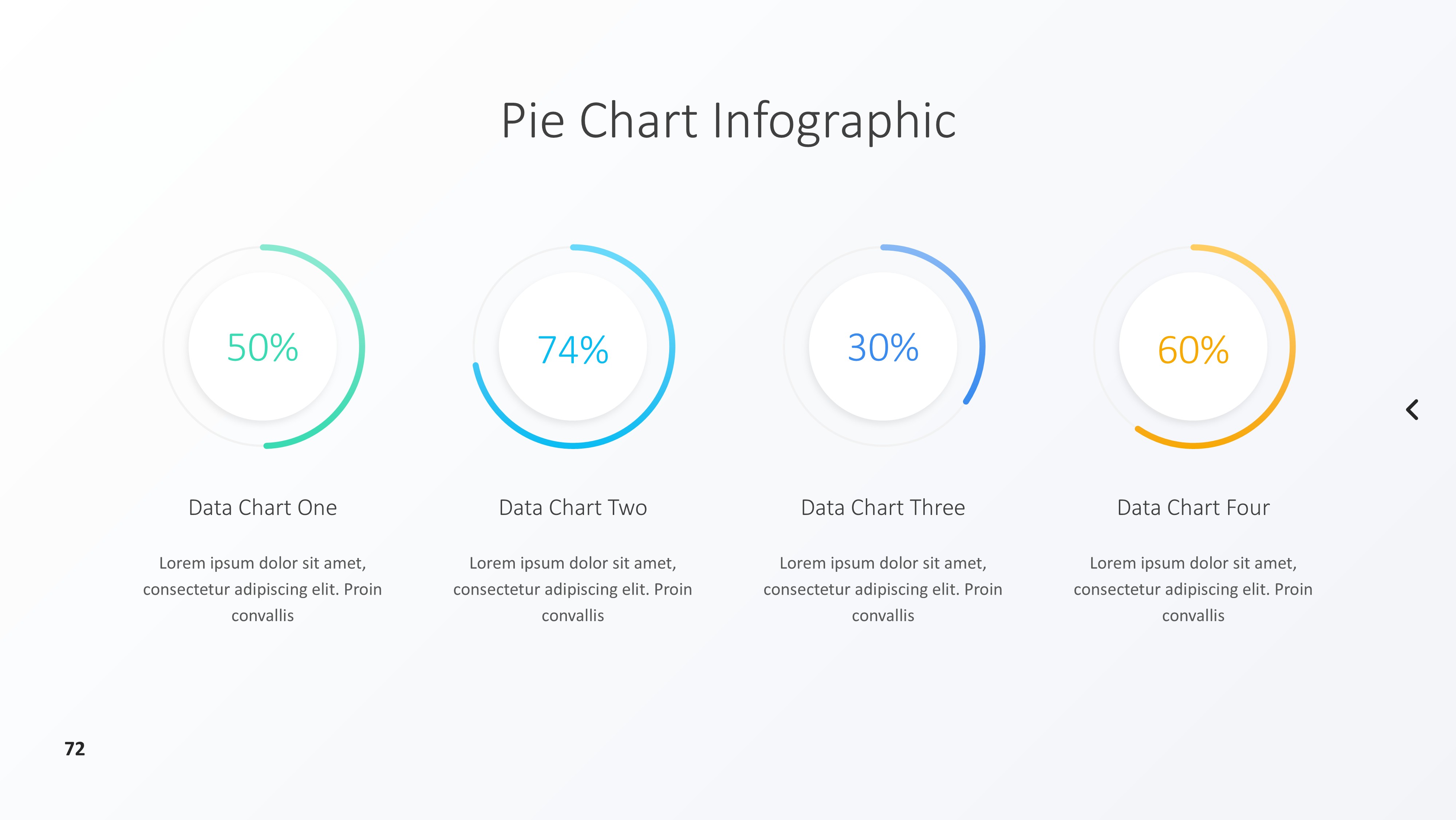 饼图图表图示PPT模板