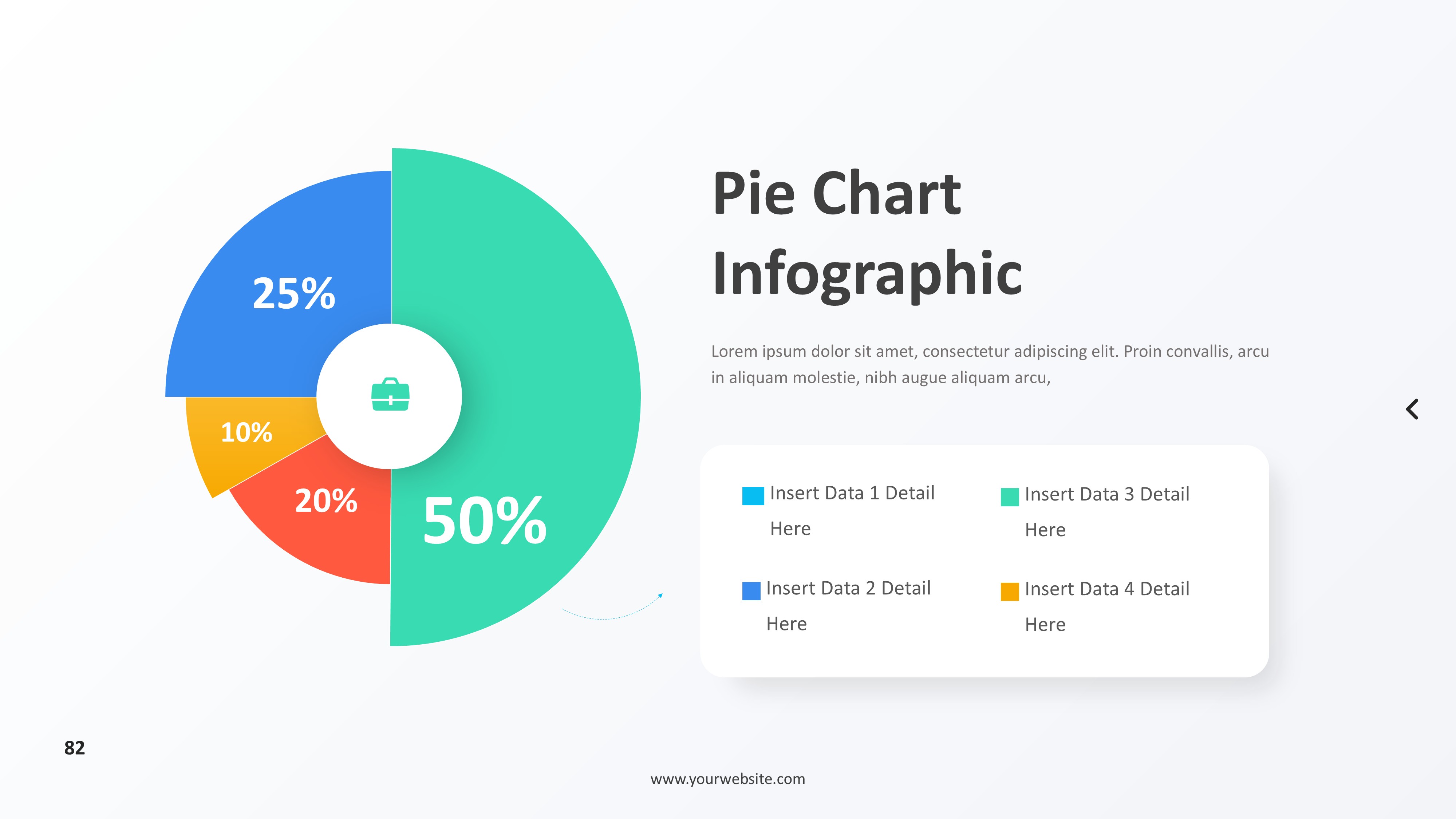 饼图图表图示PPT模板
