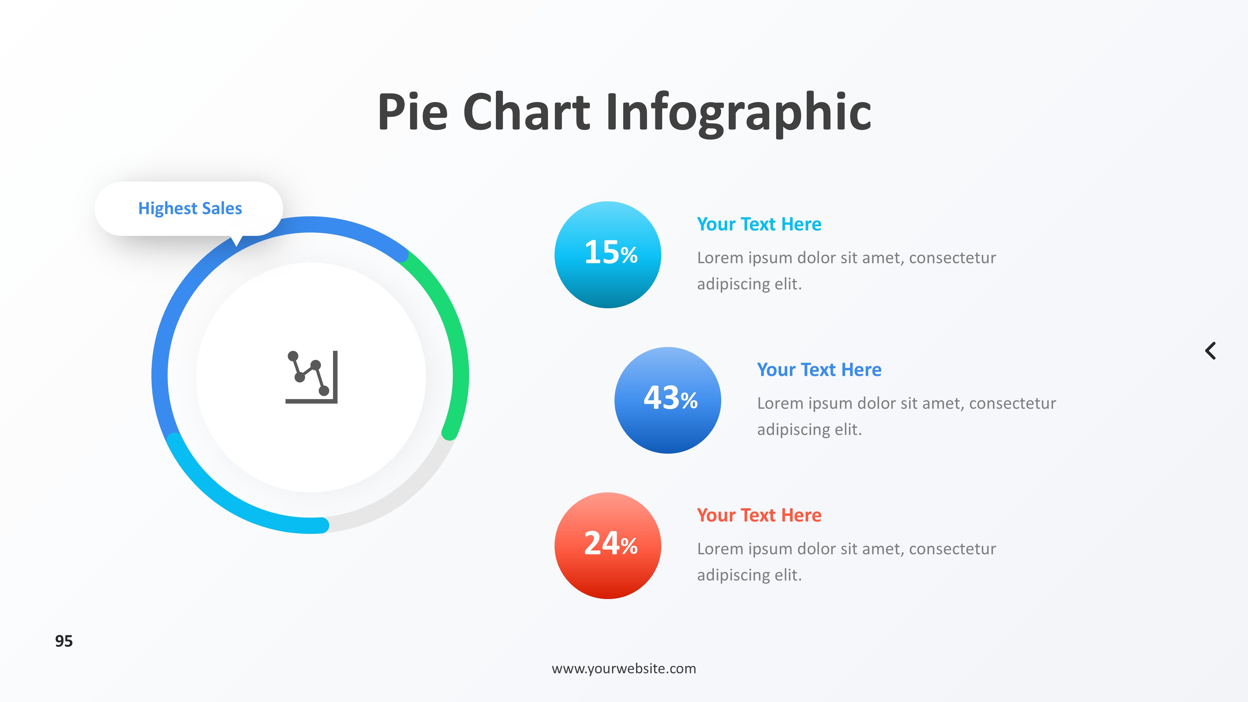 饼图图表图示PPT模板