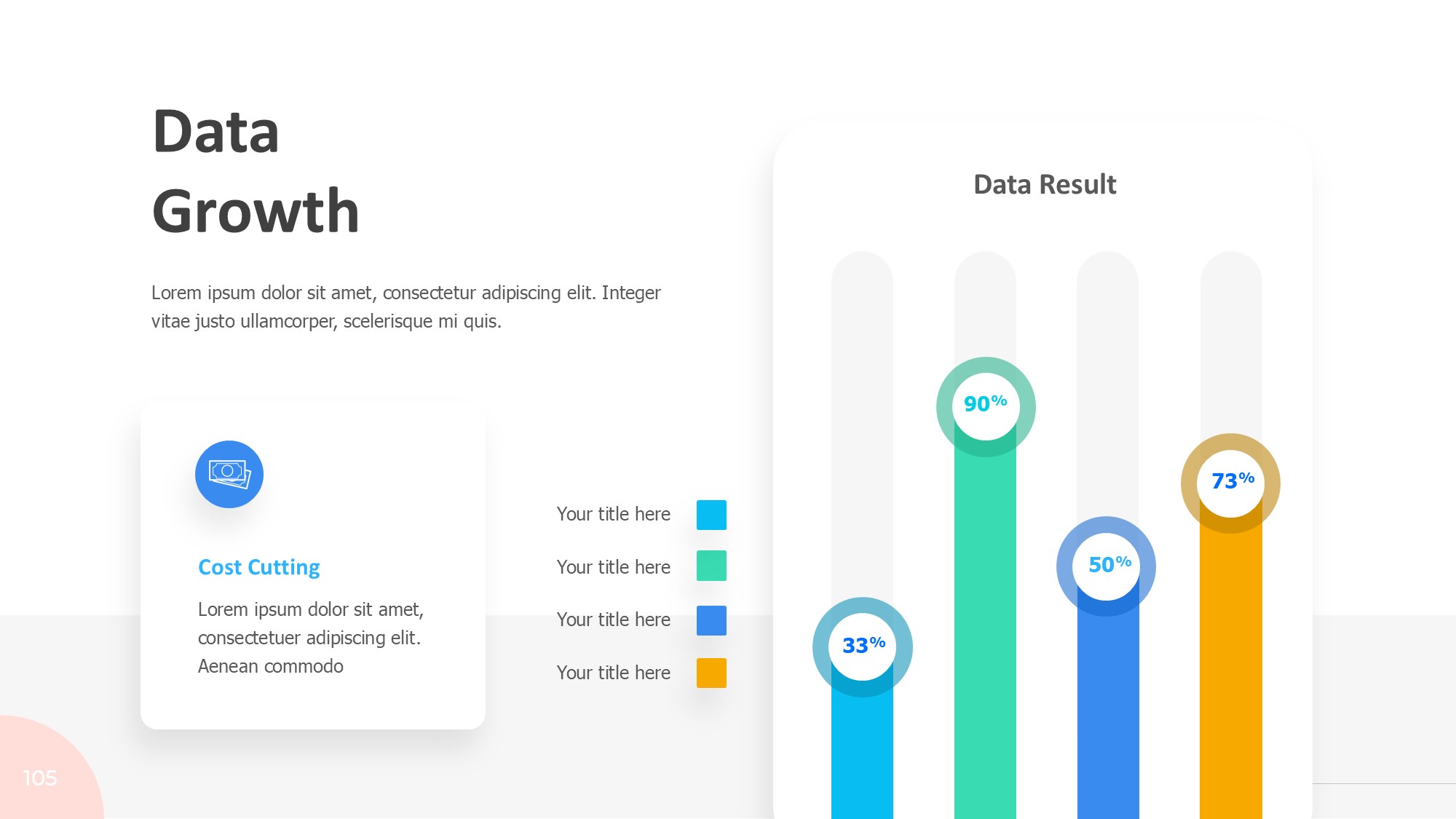 柱状图图表图示PPT模板