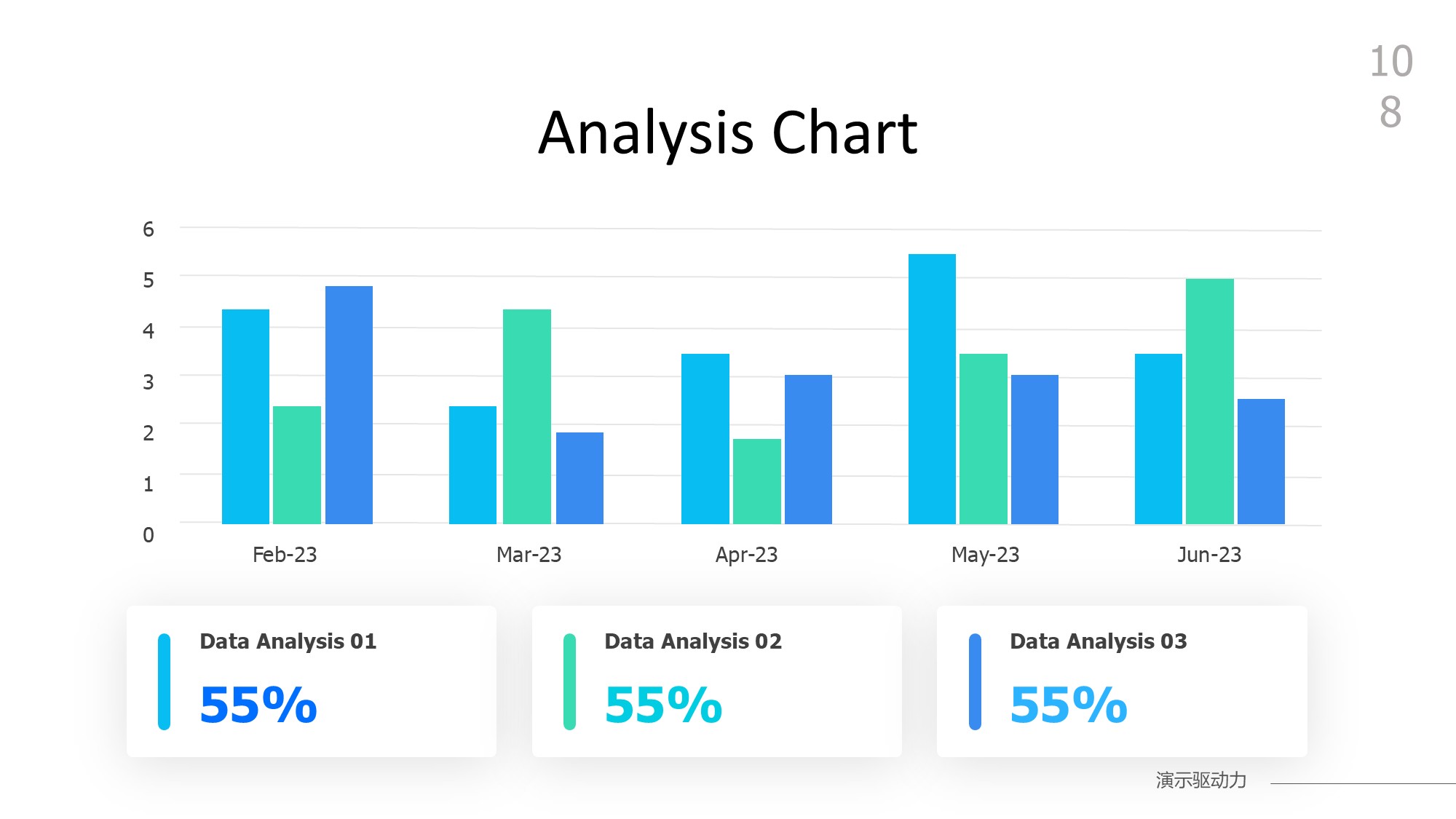 柱状图图表图示PPT模板