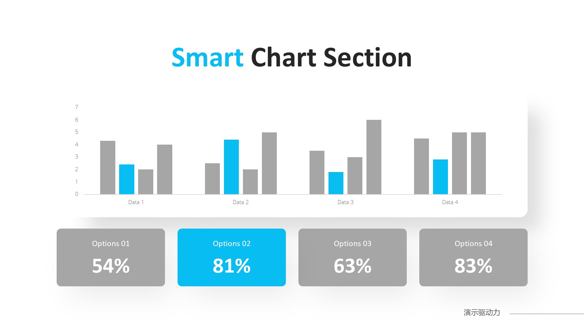 柱状图图表图示PPT模板