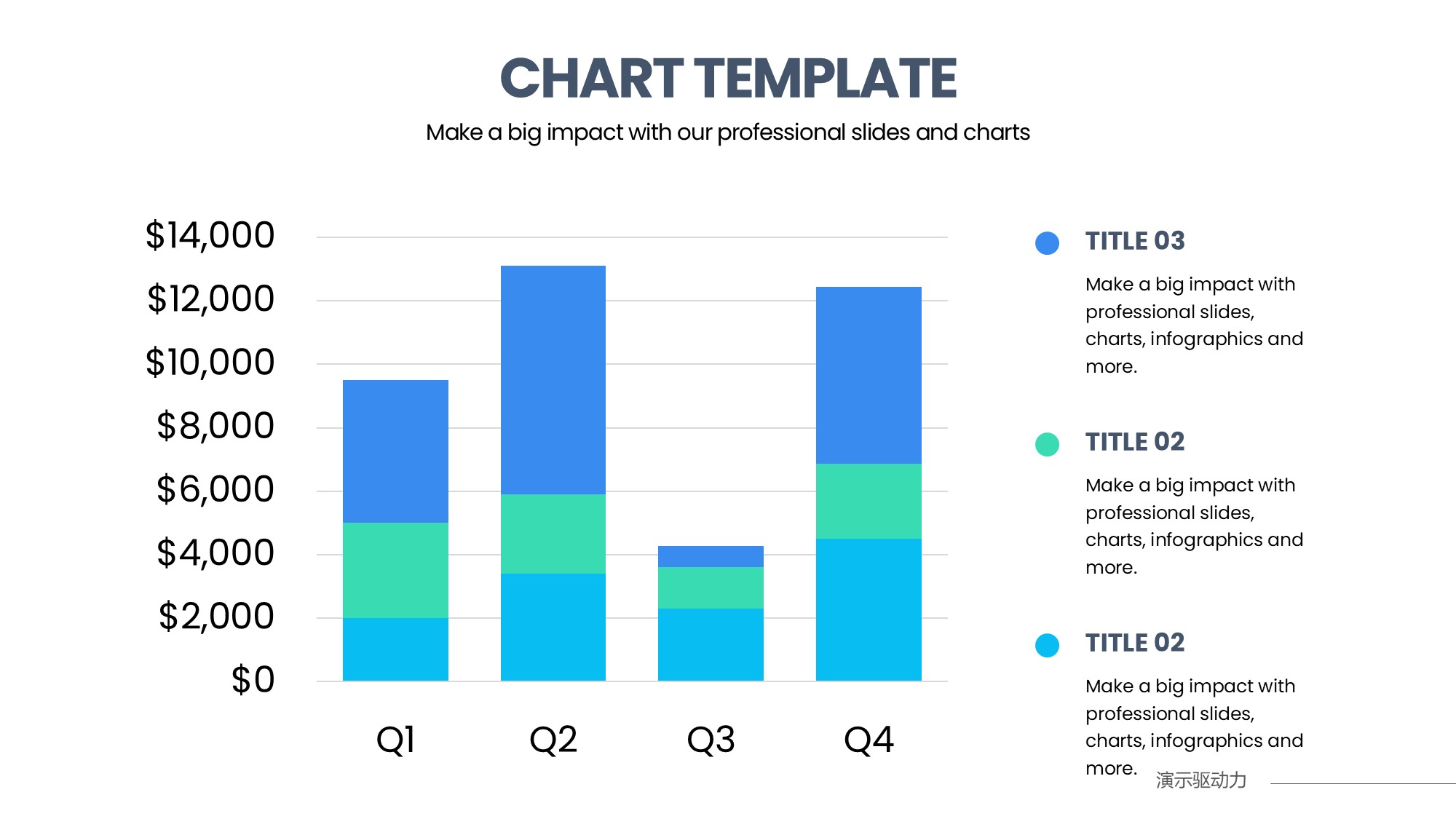 柱状图图表图示PPT模板