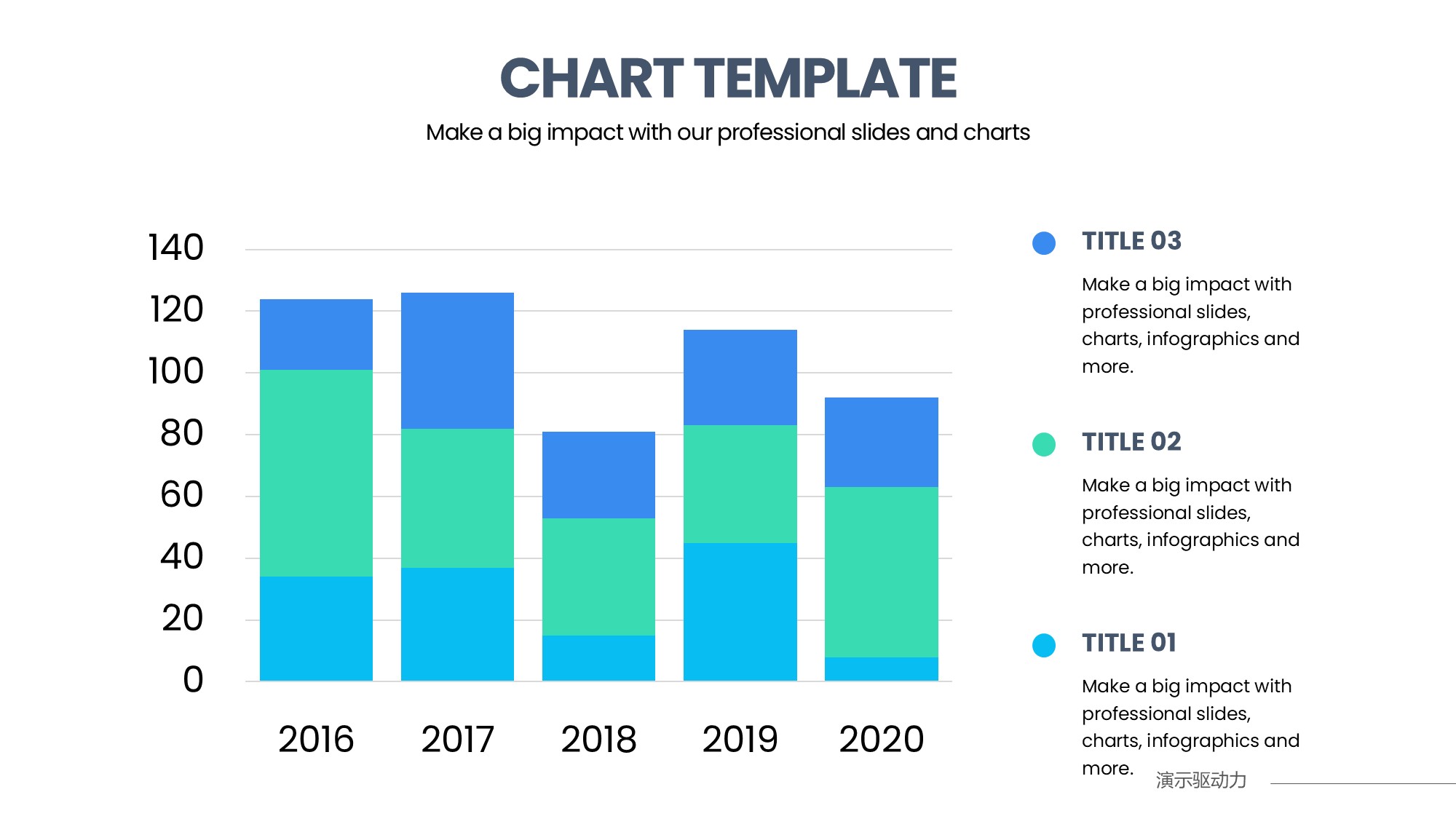 柱状图图表图示PPT模板