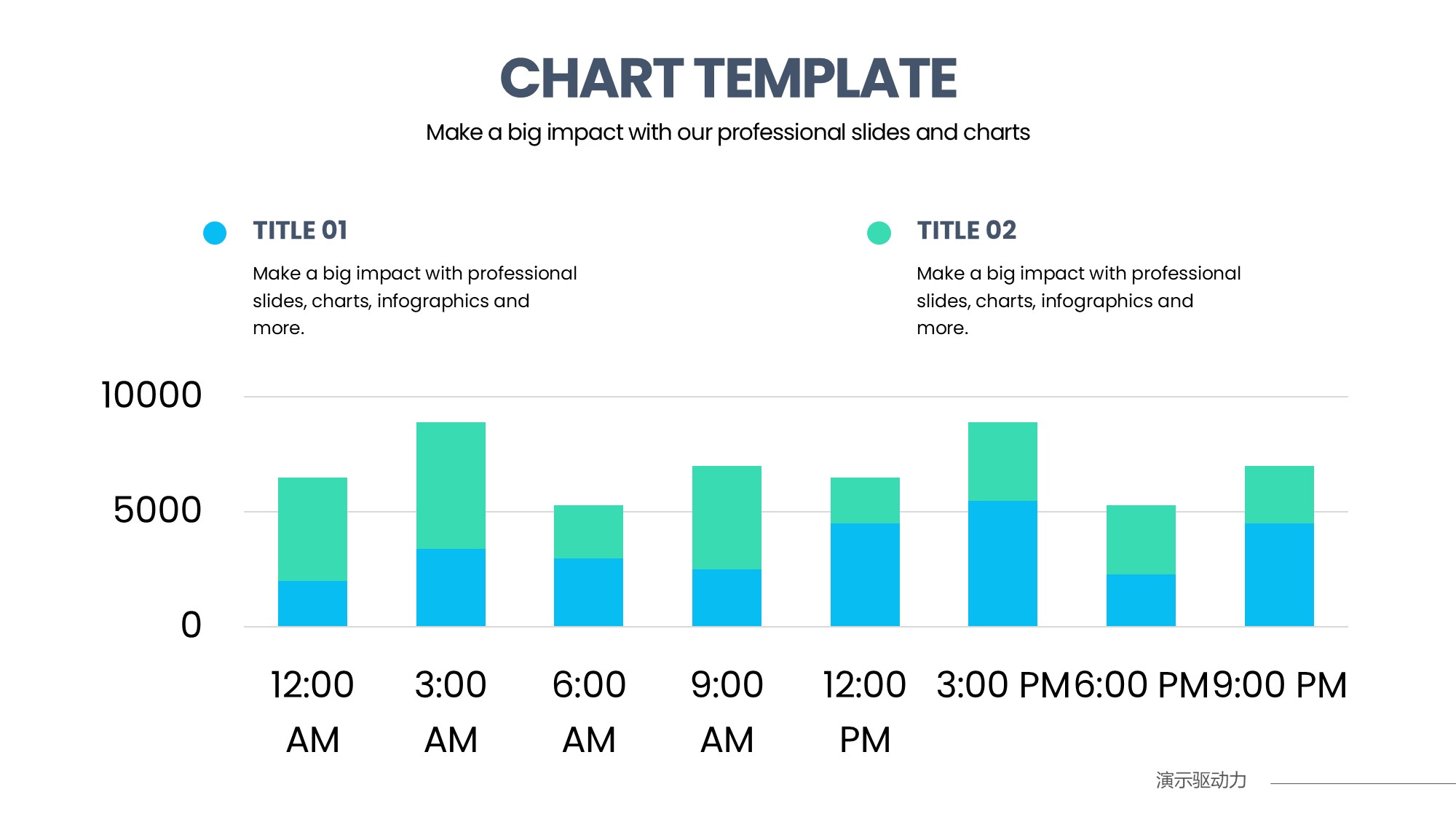 柱状图图表图示PPT模板