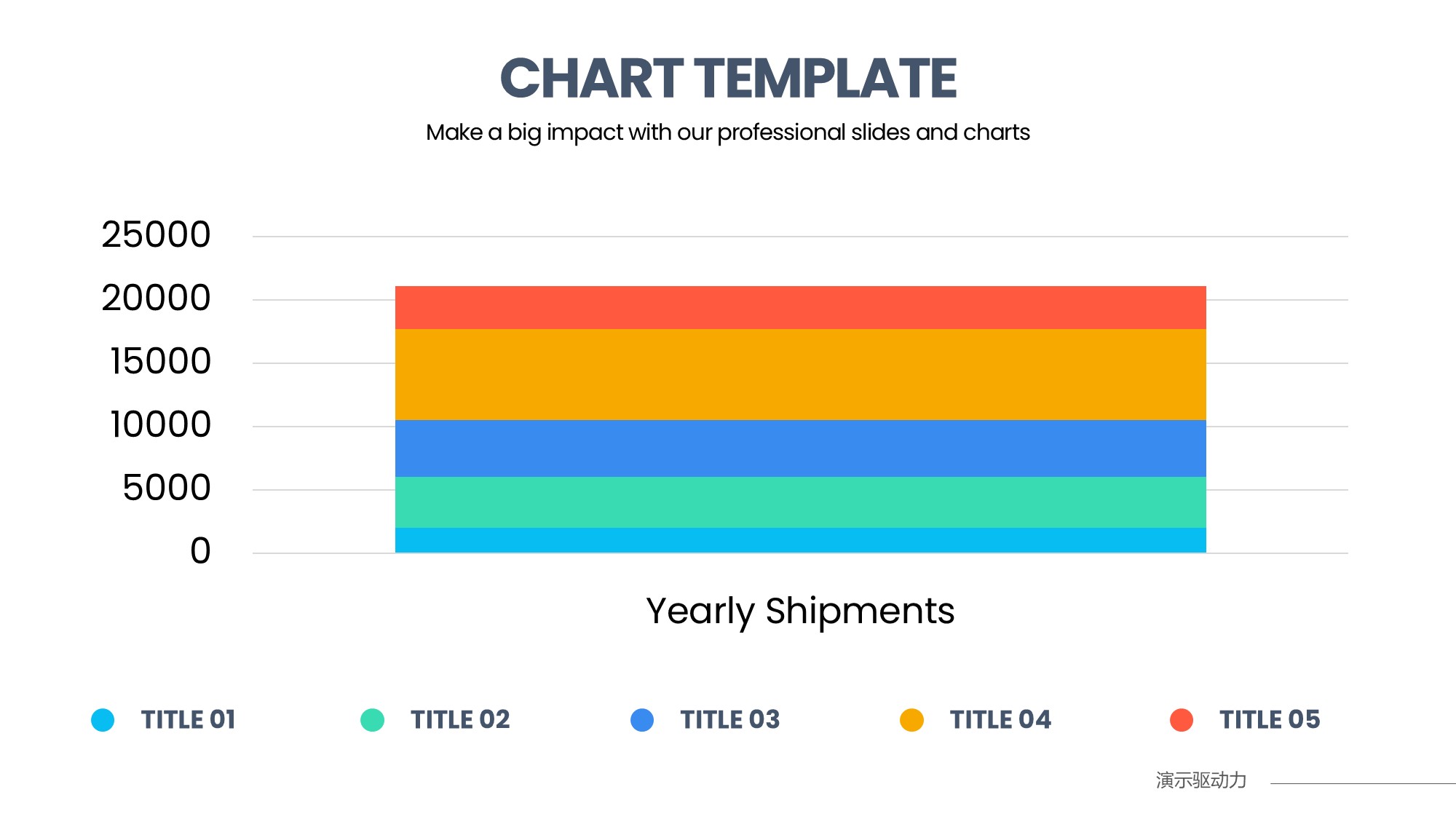 柱状图图表图示PPT模板