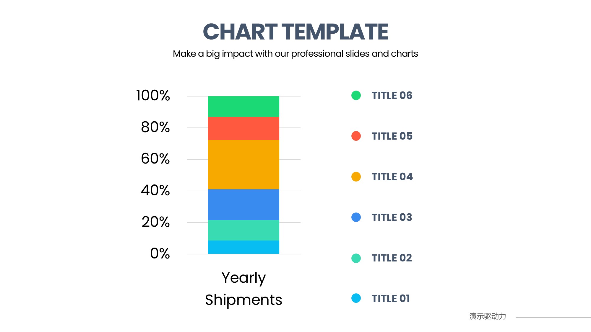 柱状图图表图示PPT模板
