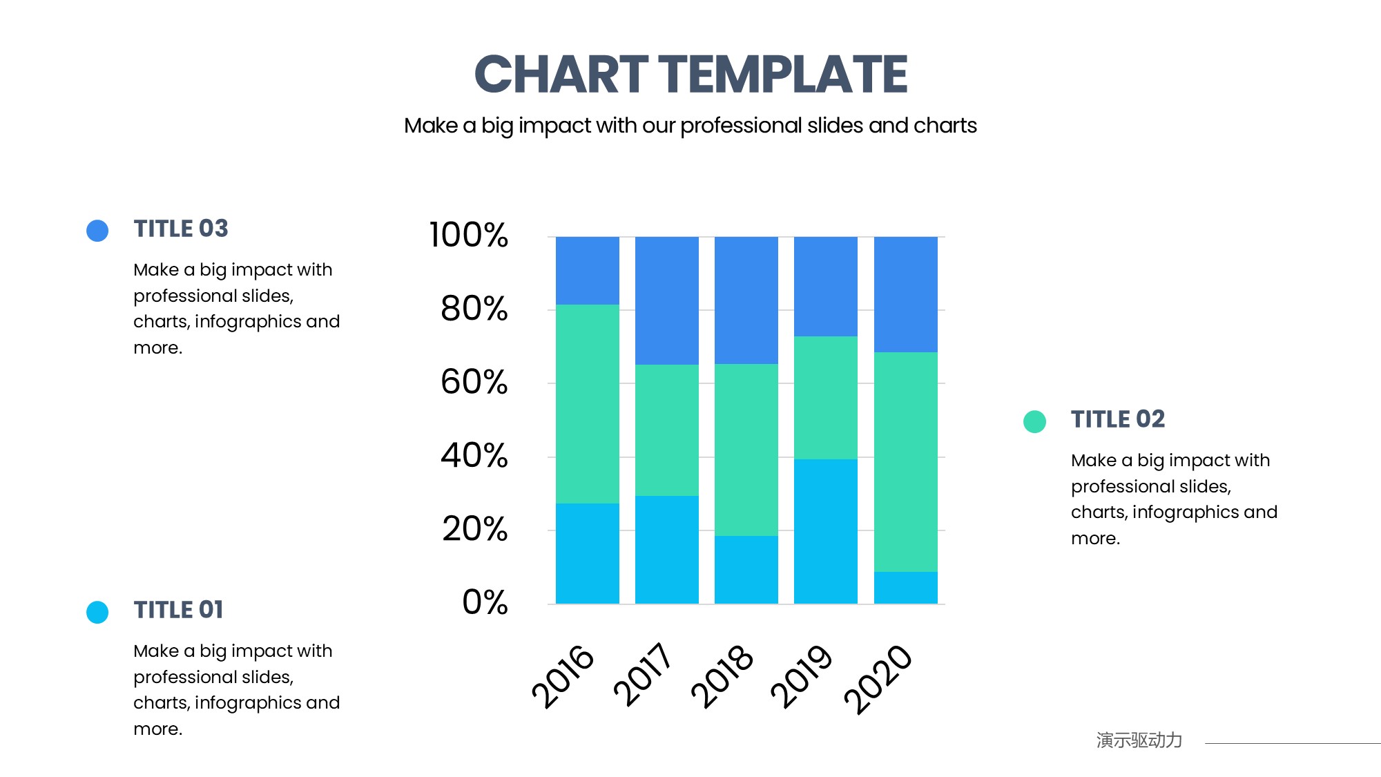 柱状图图表图示PPT模板