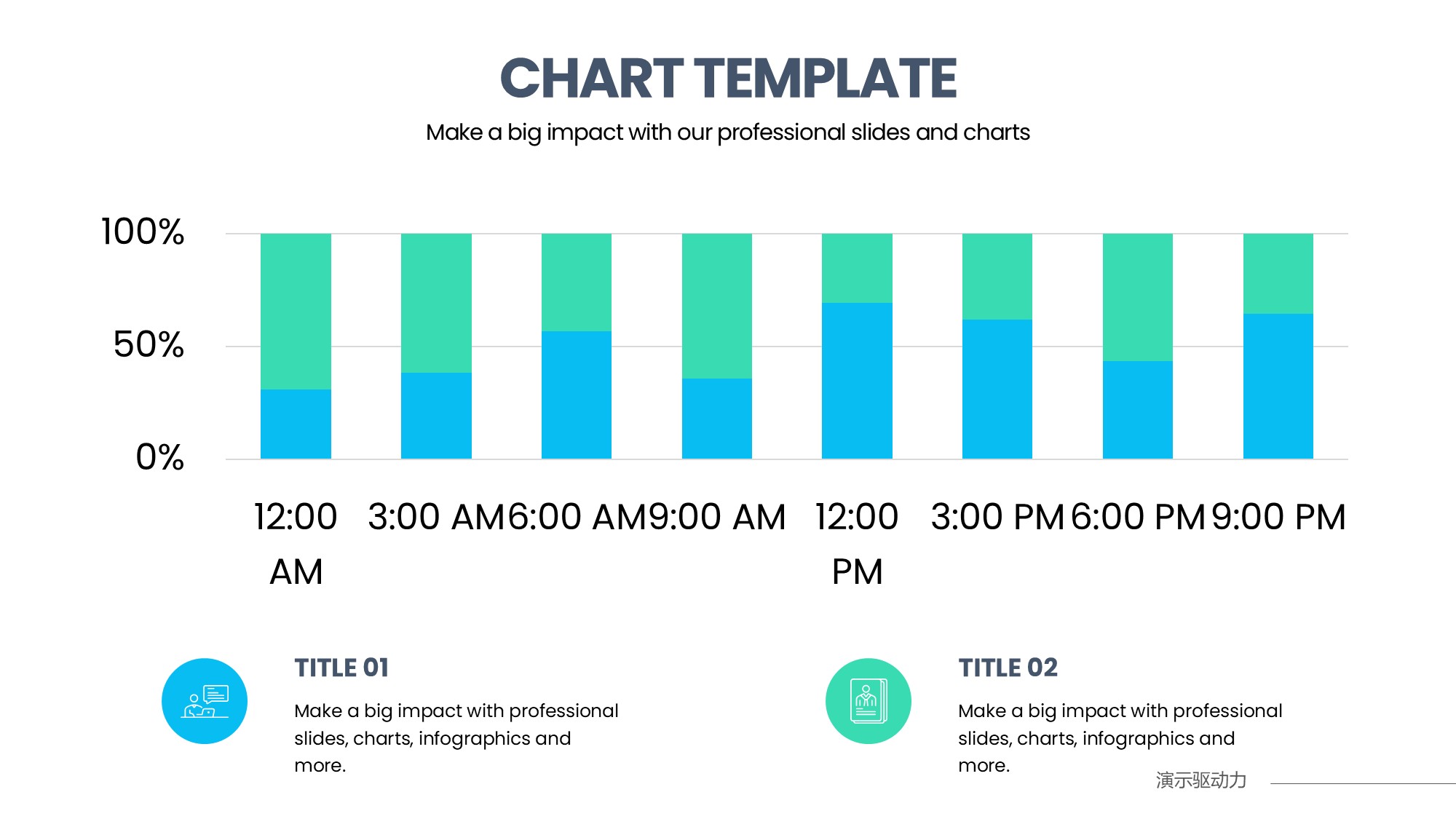 柱状图图表图示PPT模板
