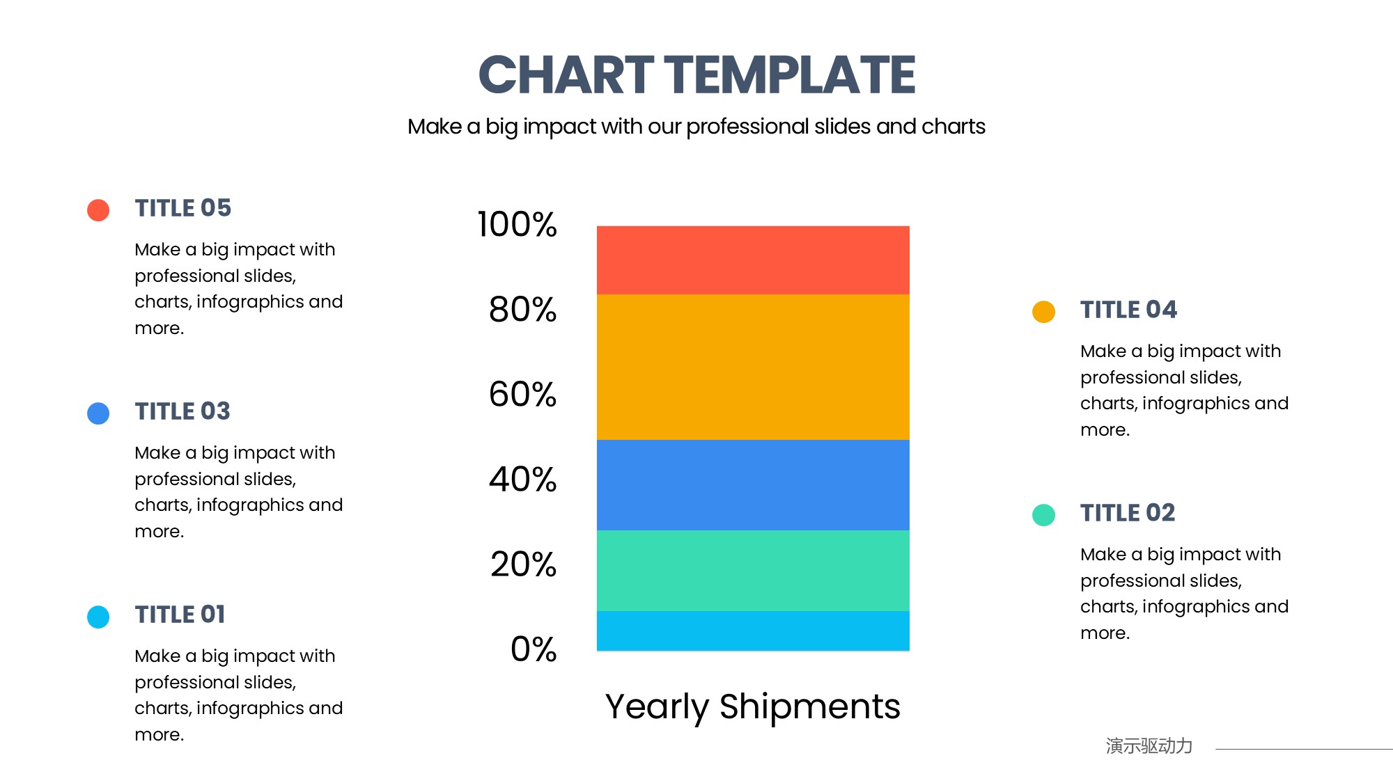 柱状图图表图示PPT模板
