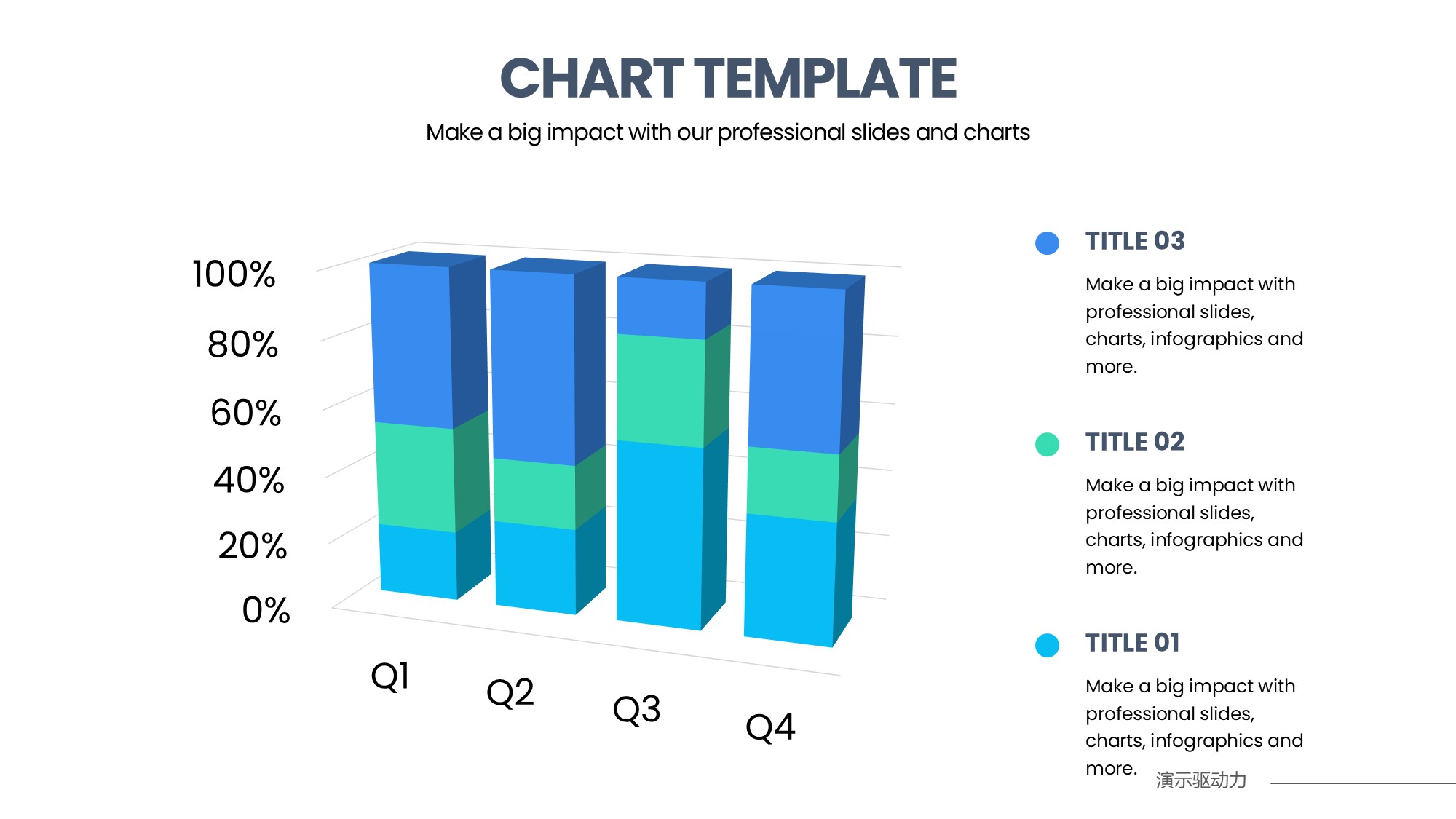 柱状图图表图示PPT模板