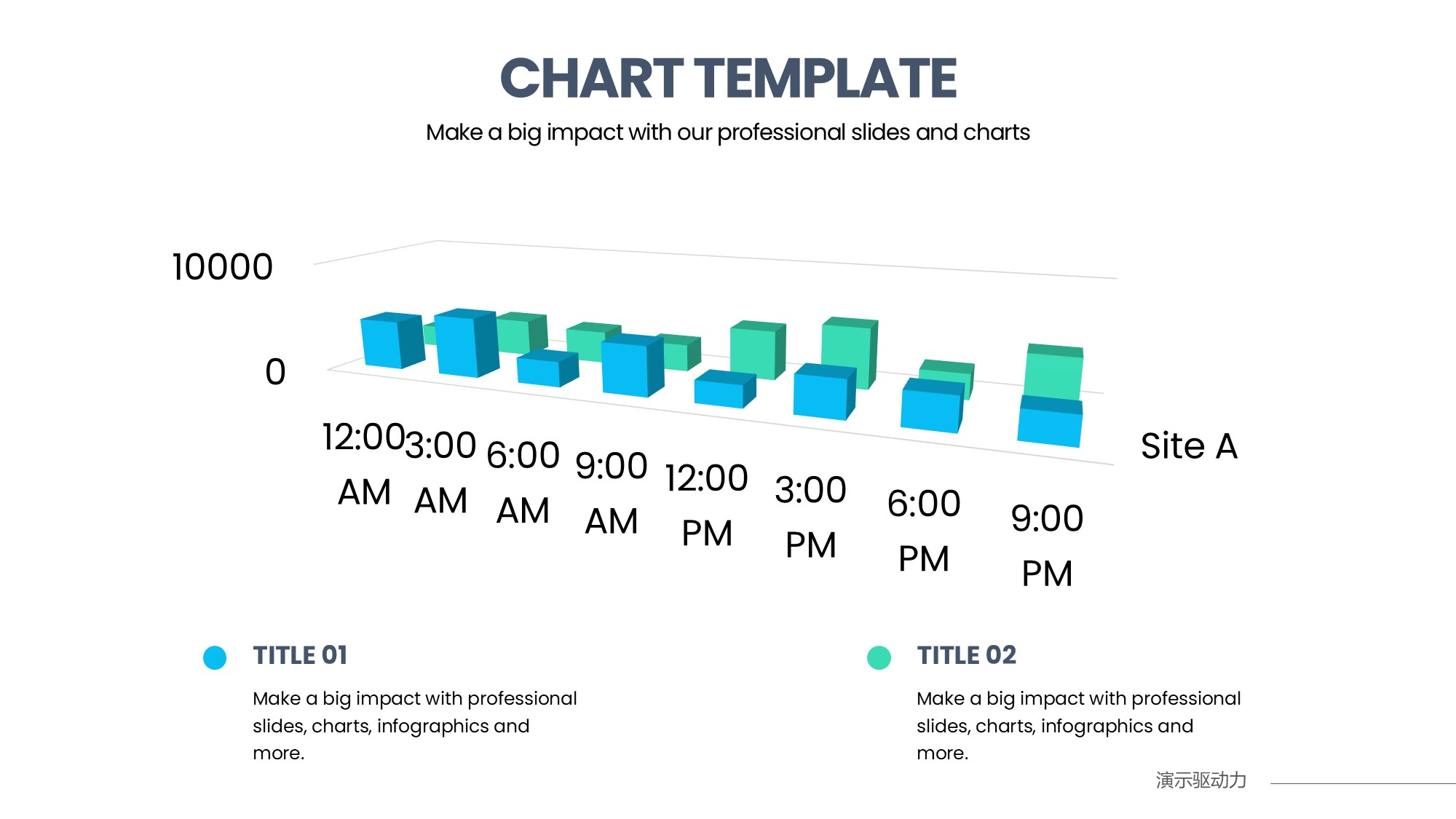 柱状图图表图示PPT模板