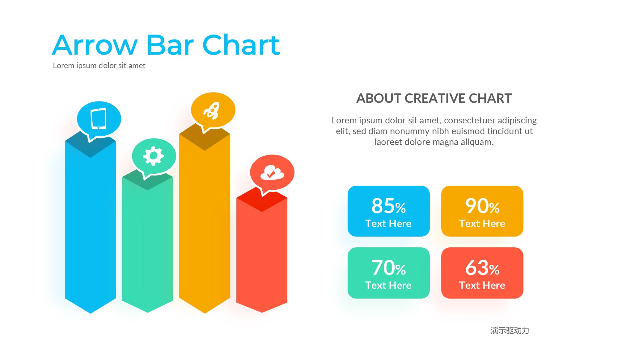 柱状图图表图示PPT模板