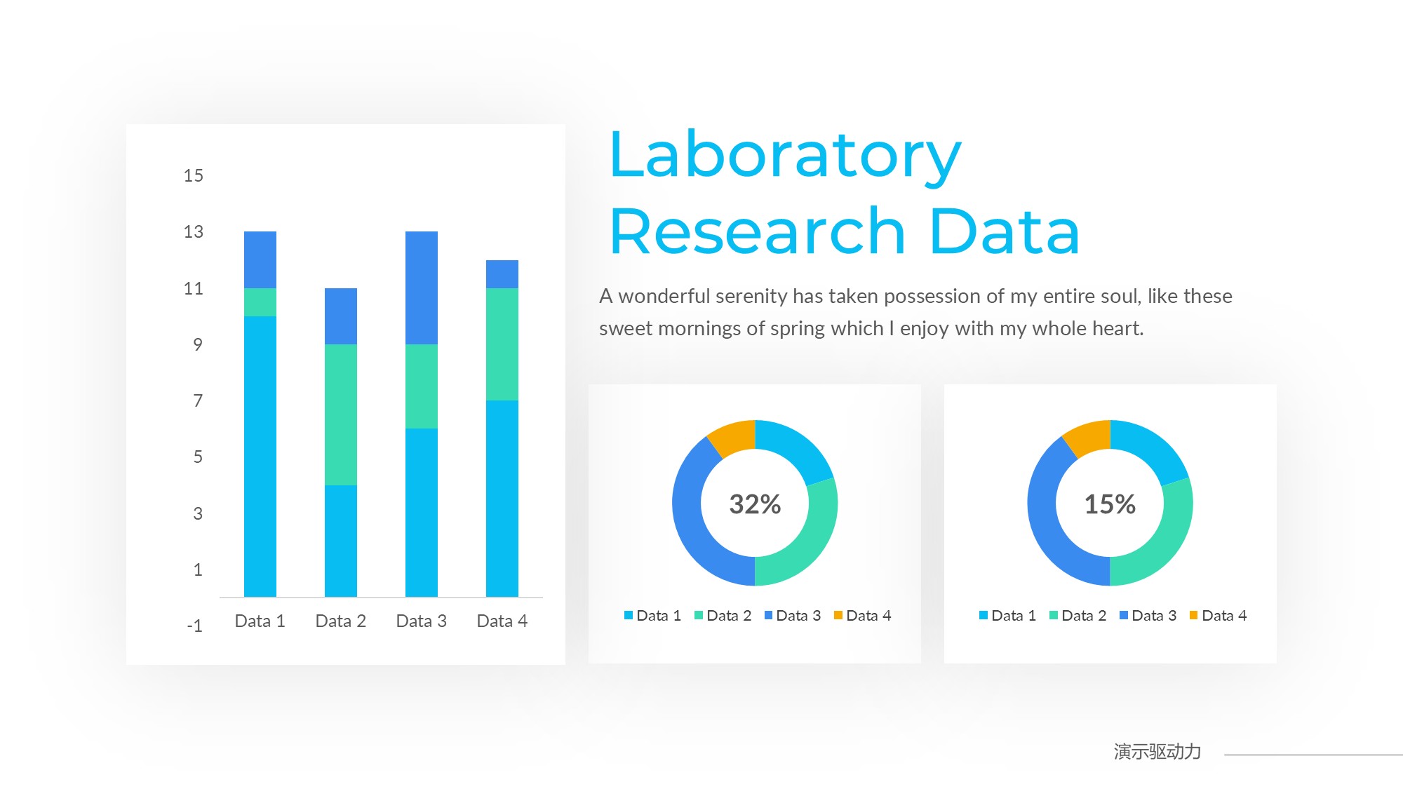 柱状图图表图示PPT模板