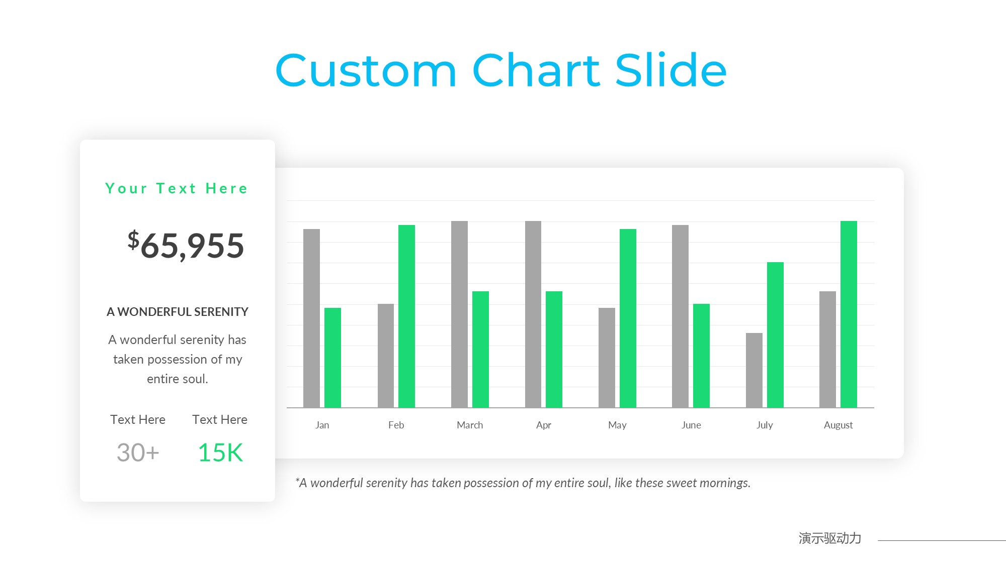 柱状图图表图示PPT模板